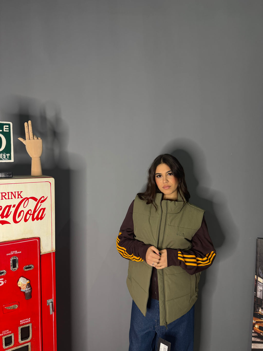 Piumino smanicato outlet jack wolfskin