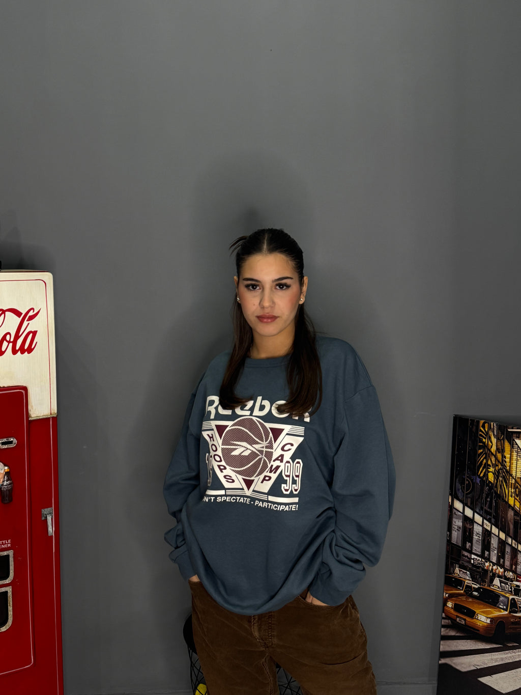 Felpa rebook vintage