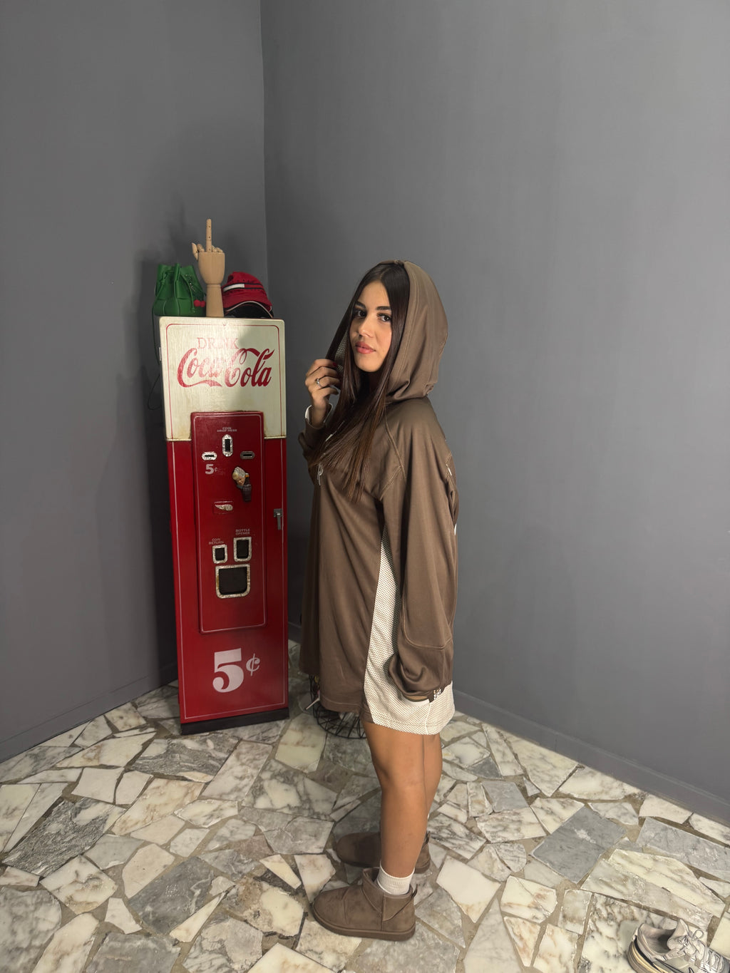 Maxi Felpone in Dress Nike vintage