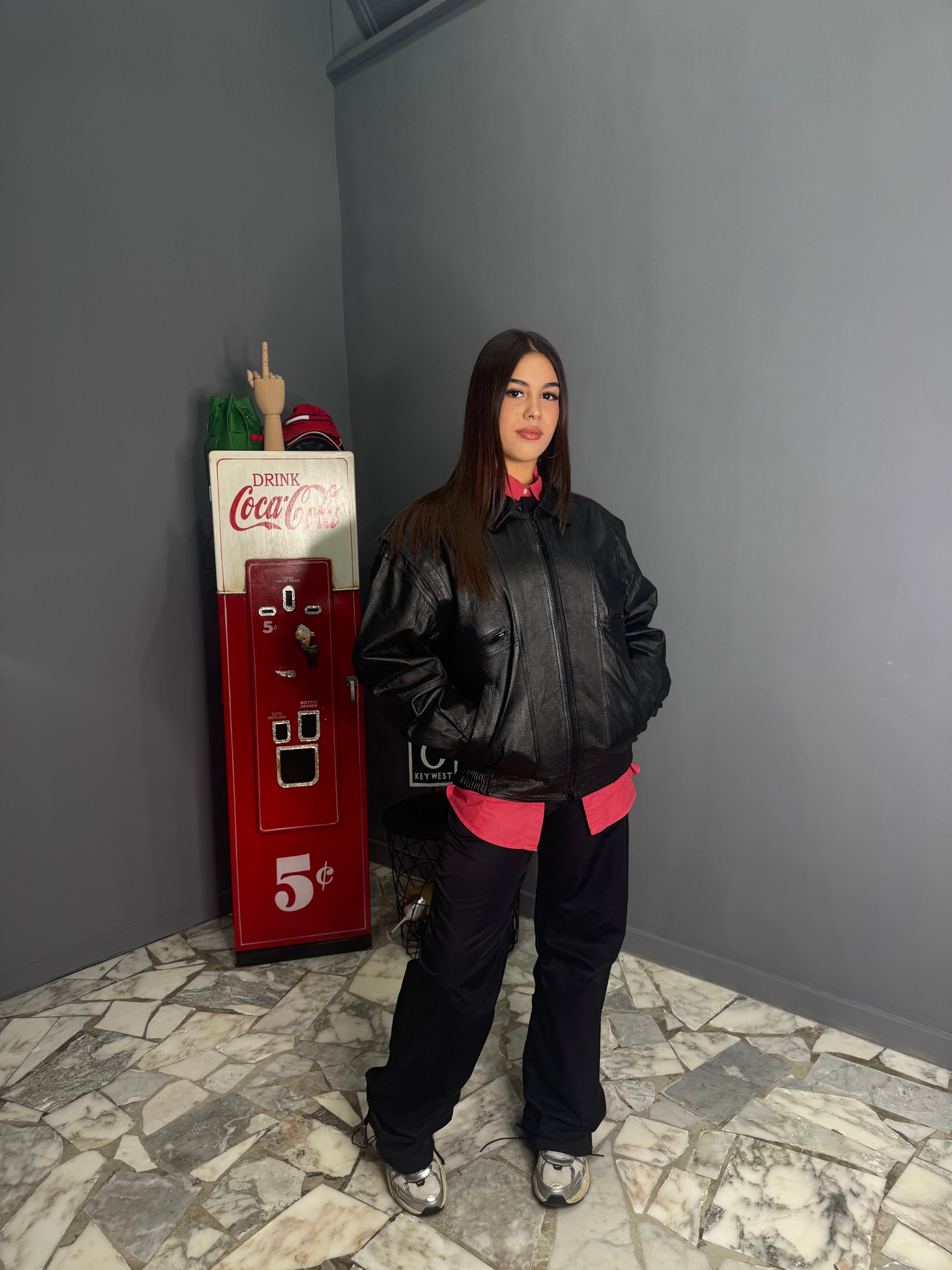 Giacca in vera pelle