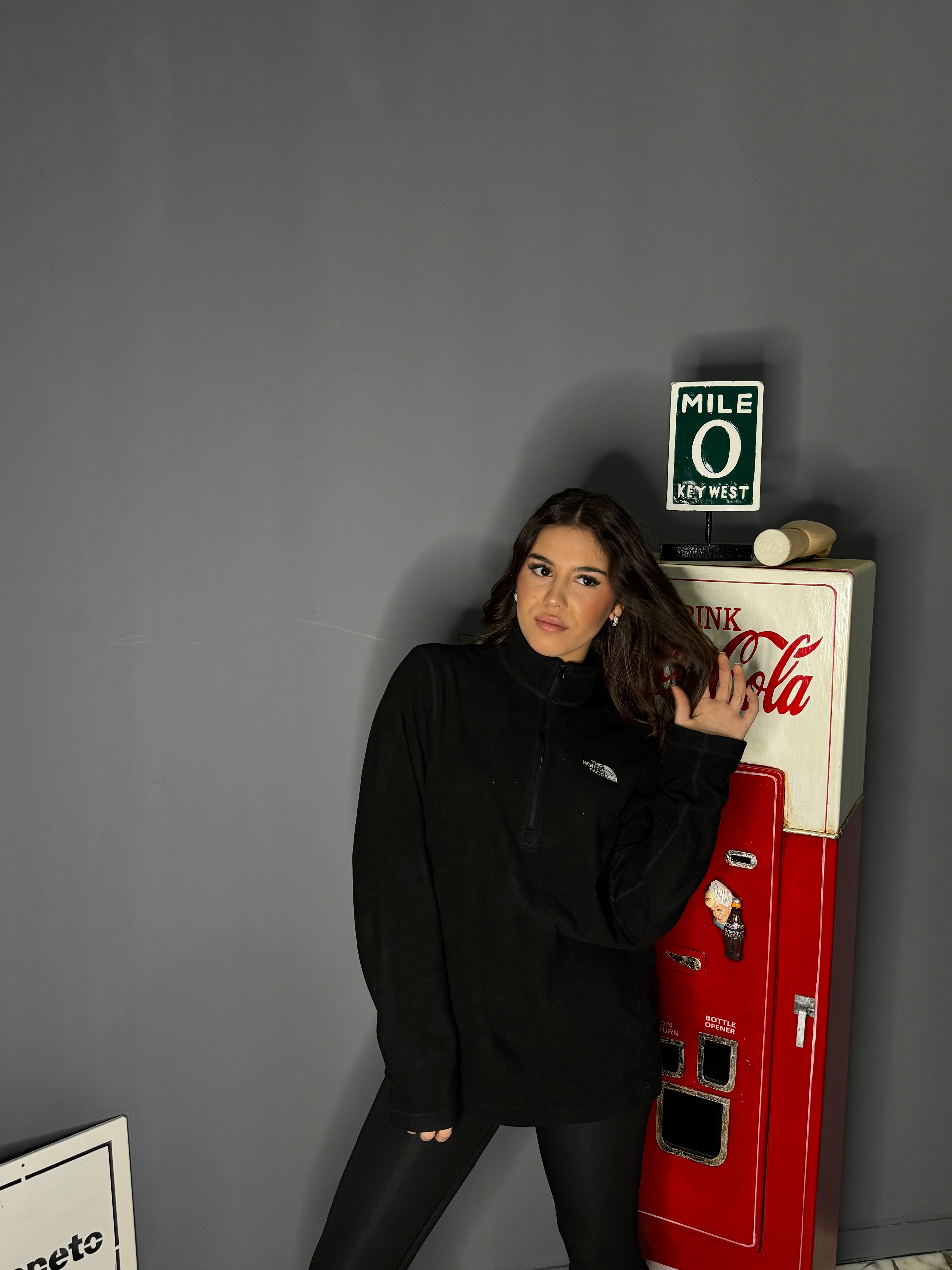 Felpa in pile The north face