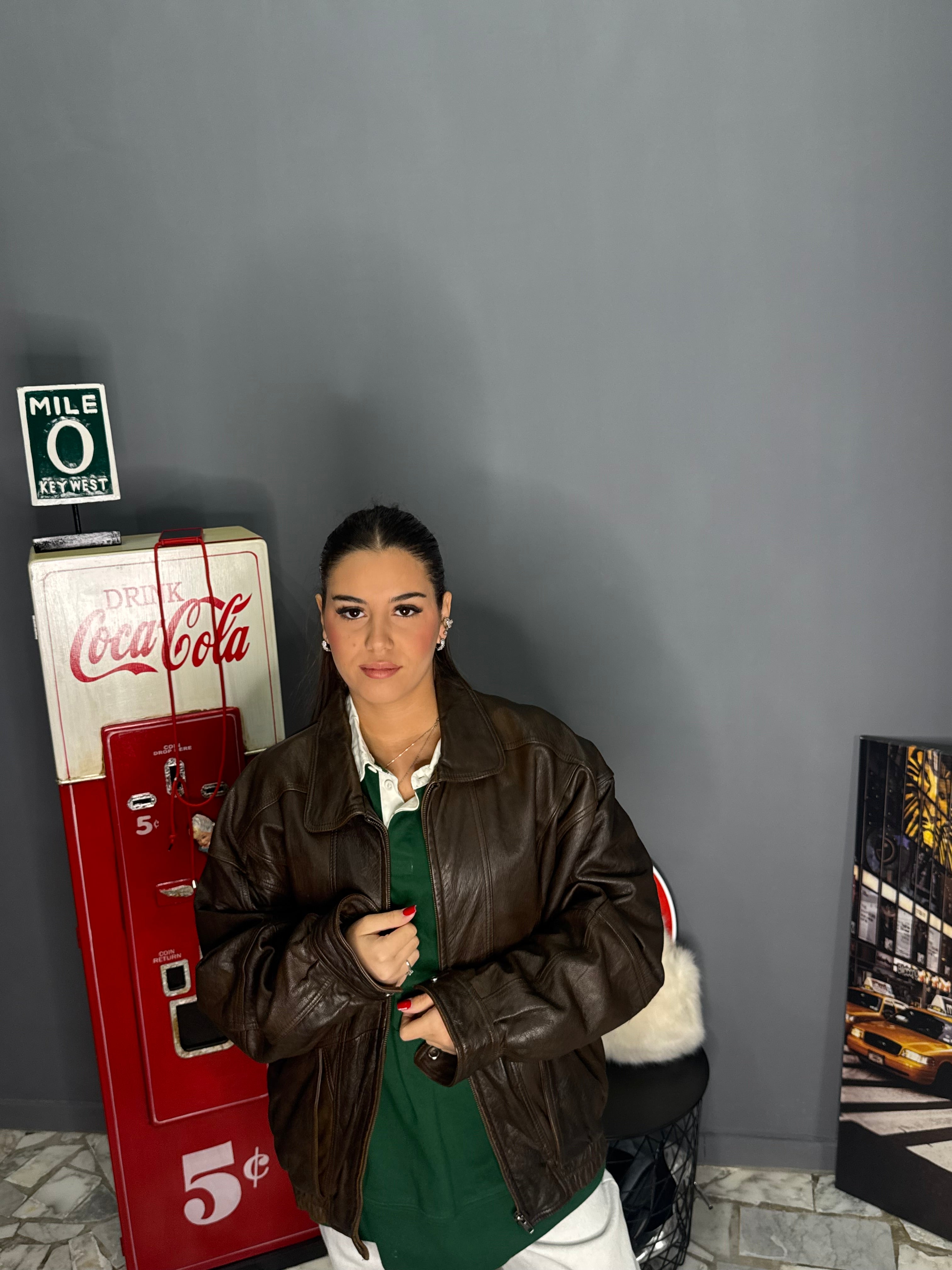 Giacca in vera pelle