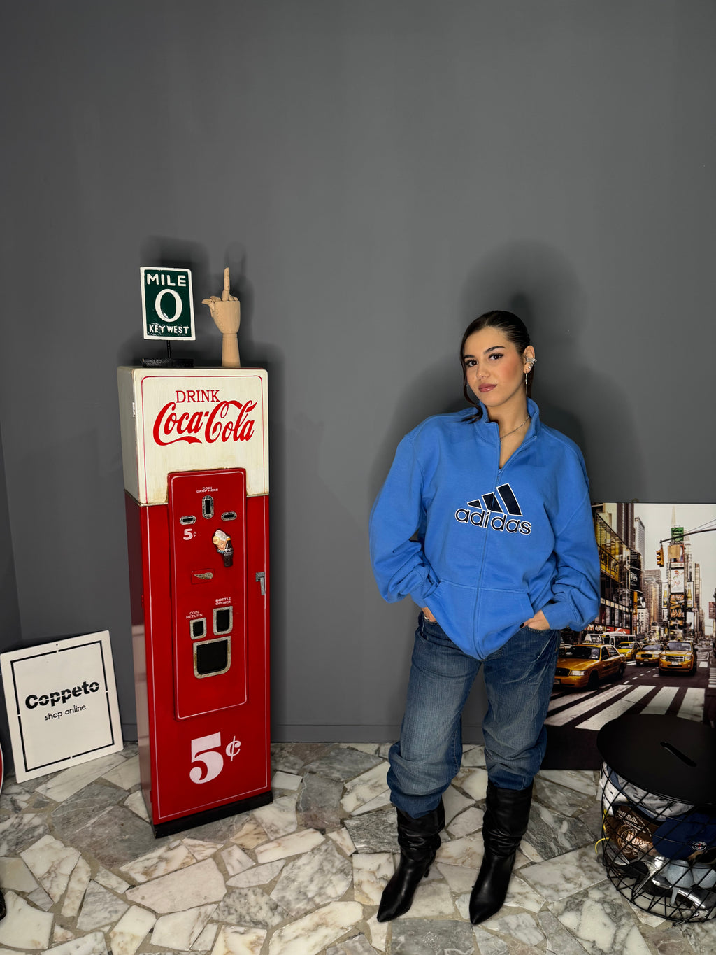 Felpone Adidas vintage