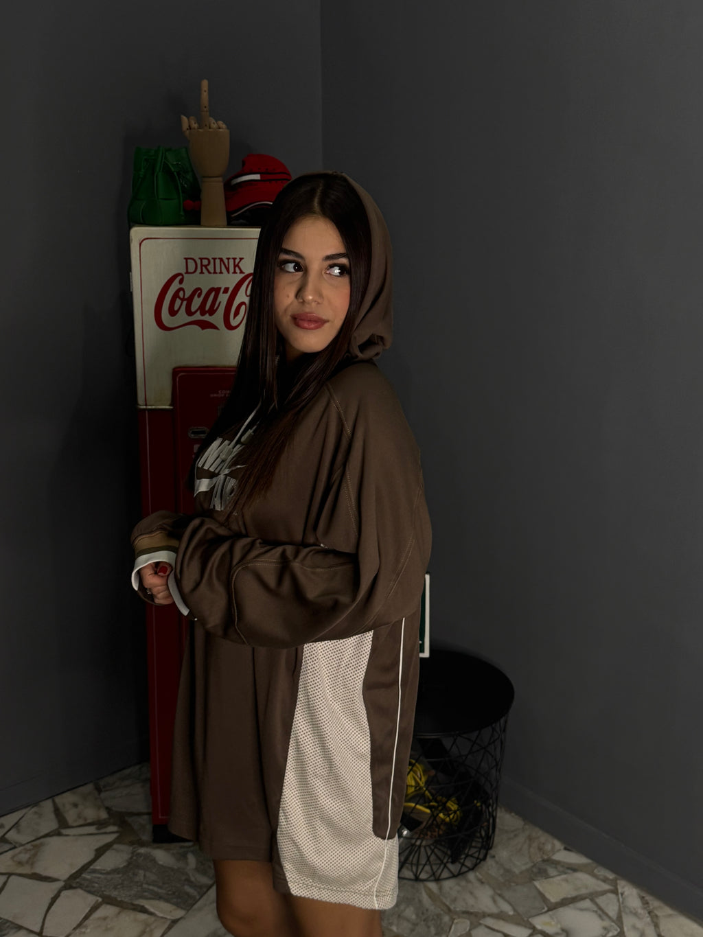 Maxi Felpone in Dress Nike vintage