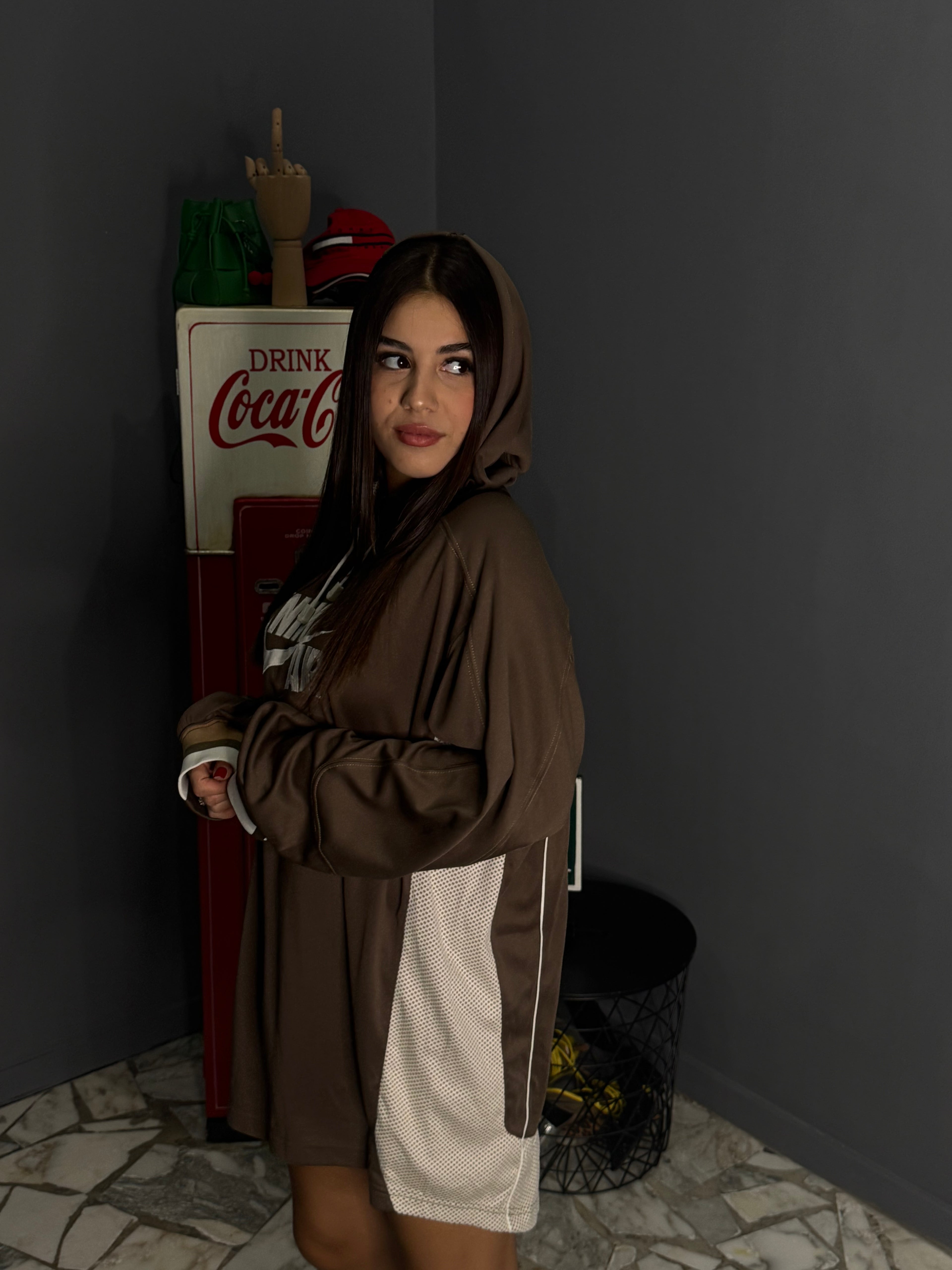 Maxi Felpone in Dress Nike vintage