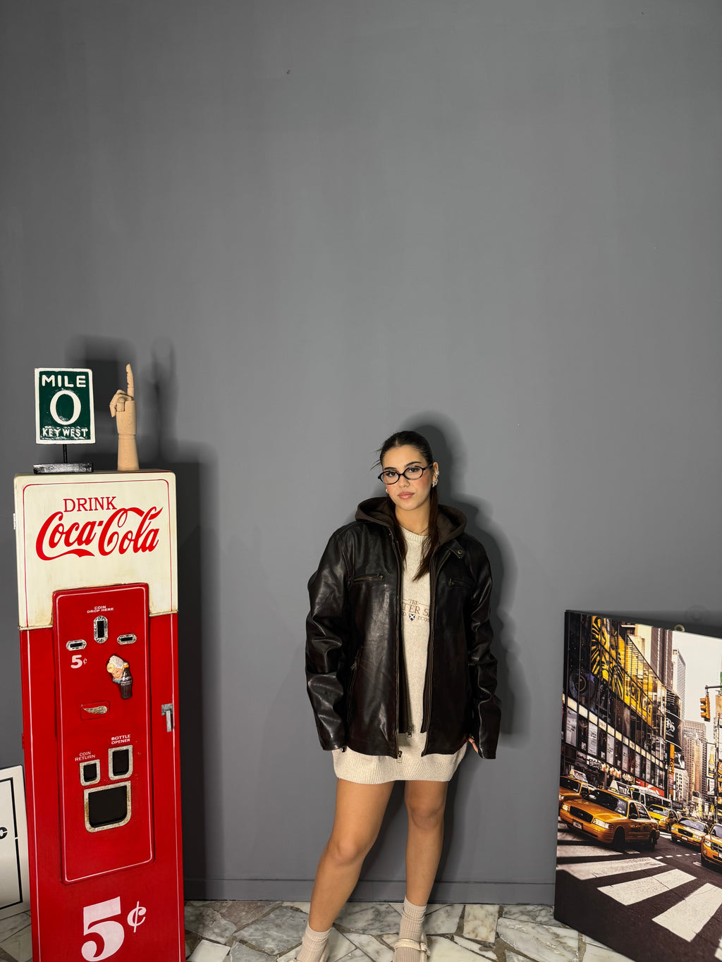 Giacca vera pelle levi’s lucido