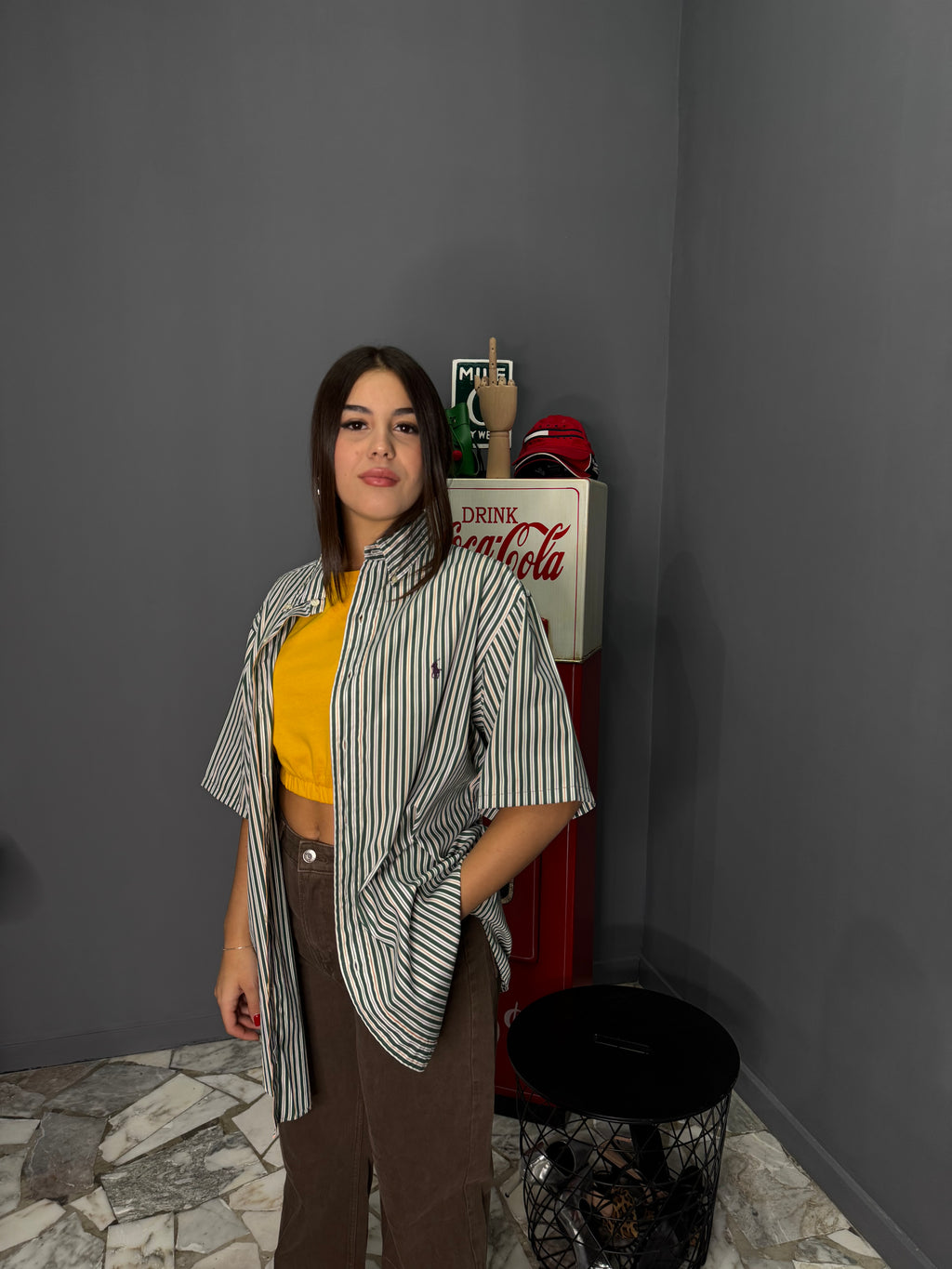 Camicia mezza manica ralph lauren