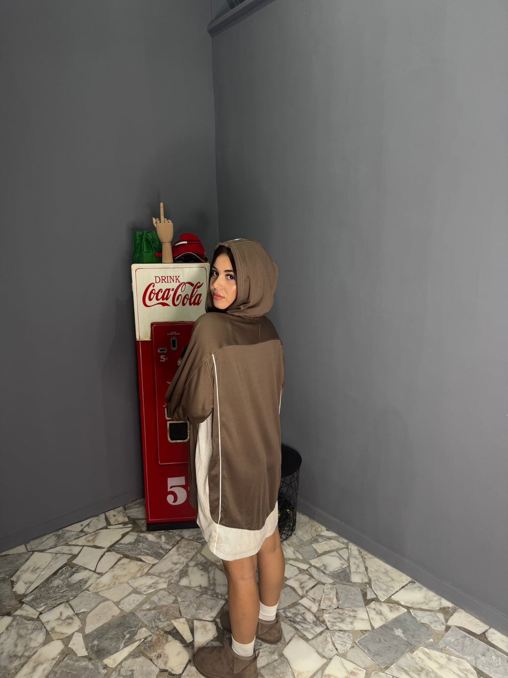 Maxi Felpone in Dress Nike vintage