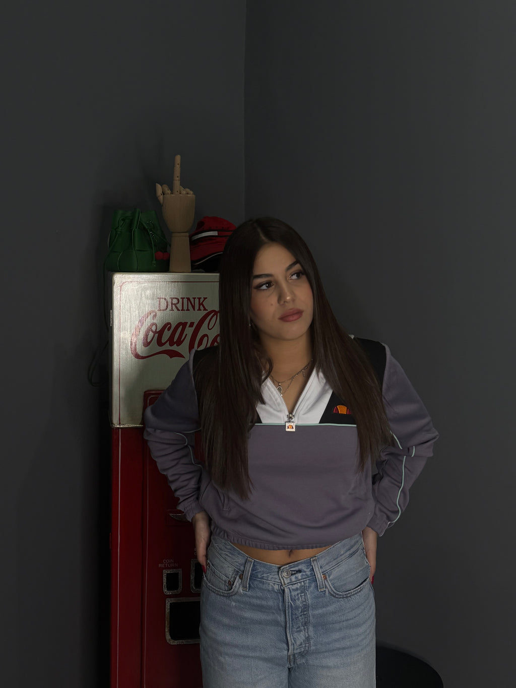 Felpa Ellesse crop
