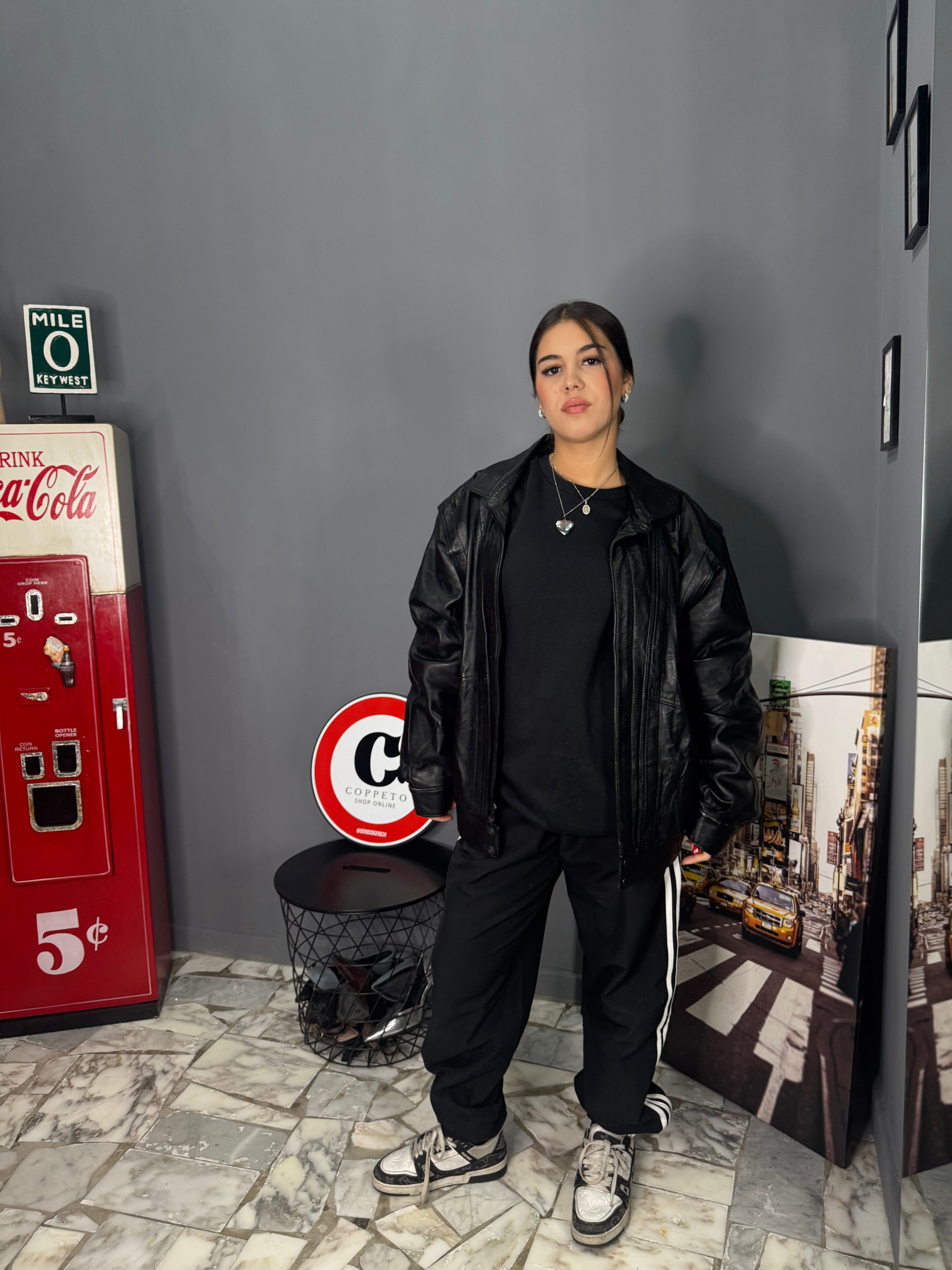 Giacca in vera pelle