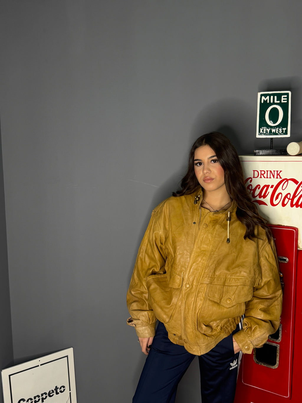 Giacca in vera pelle