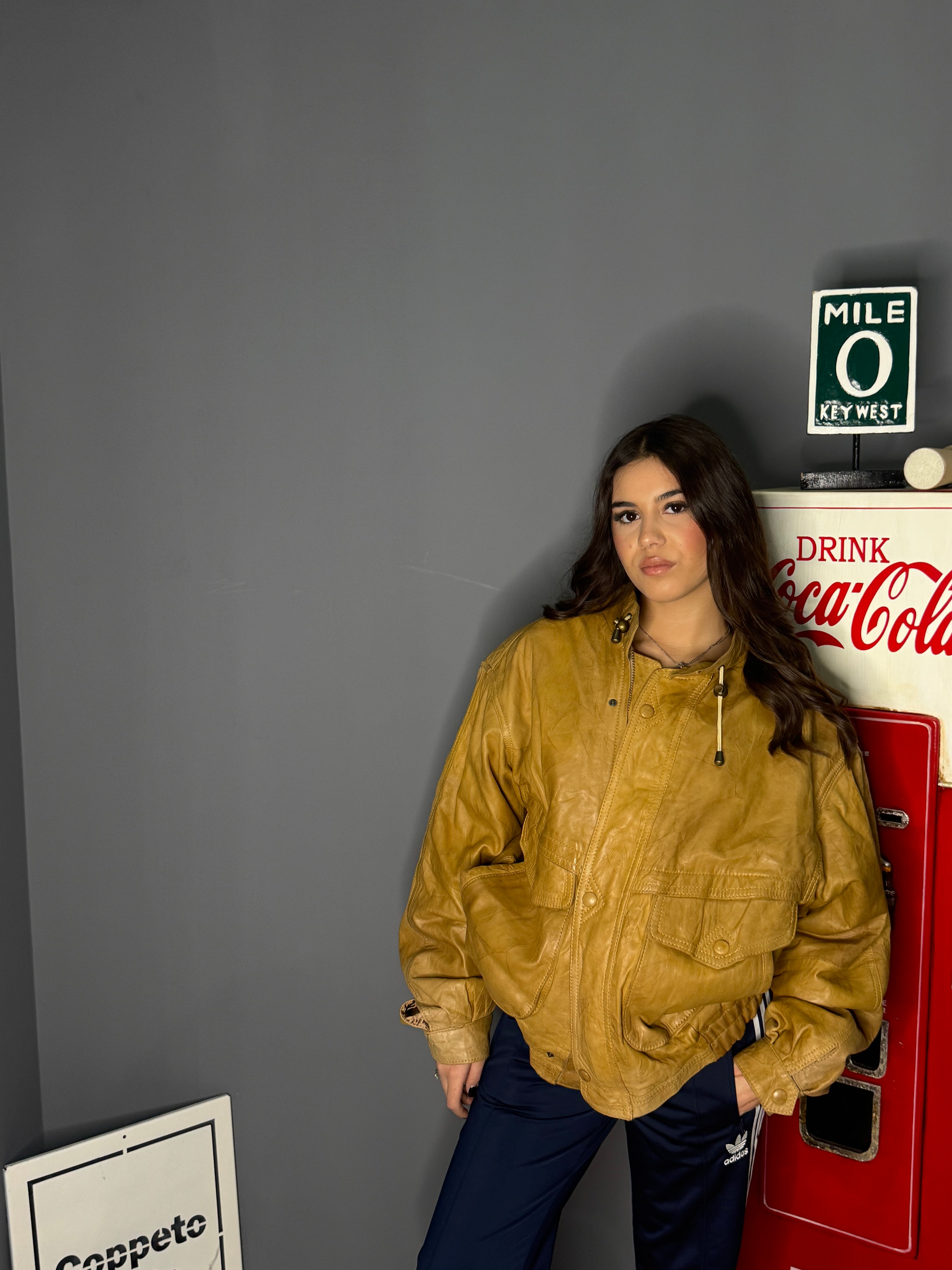 Giacca in vera pelle