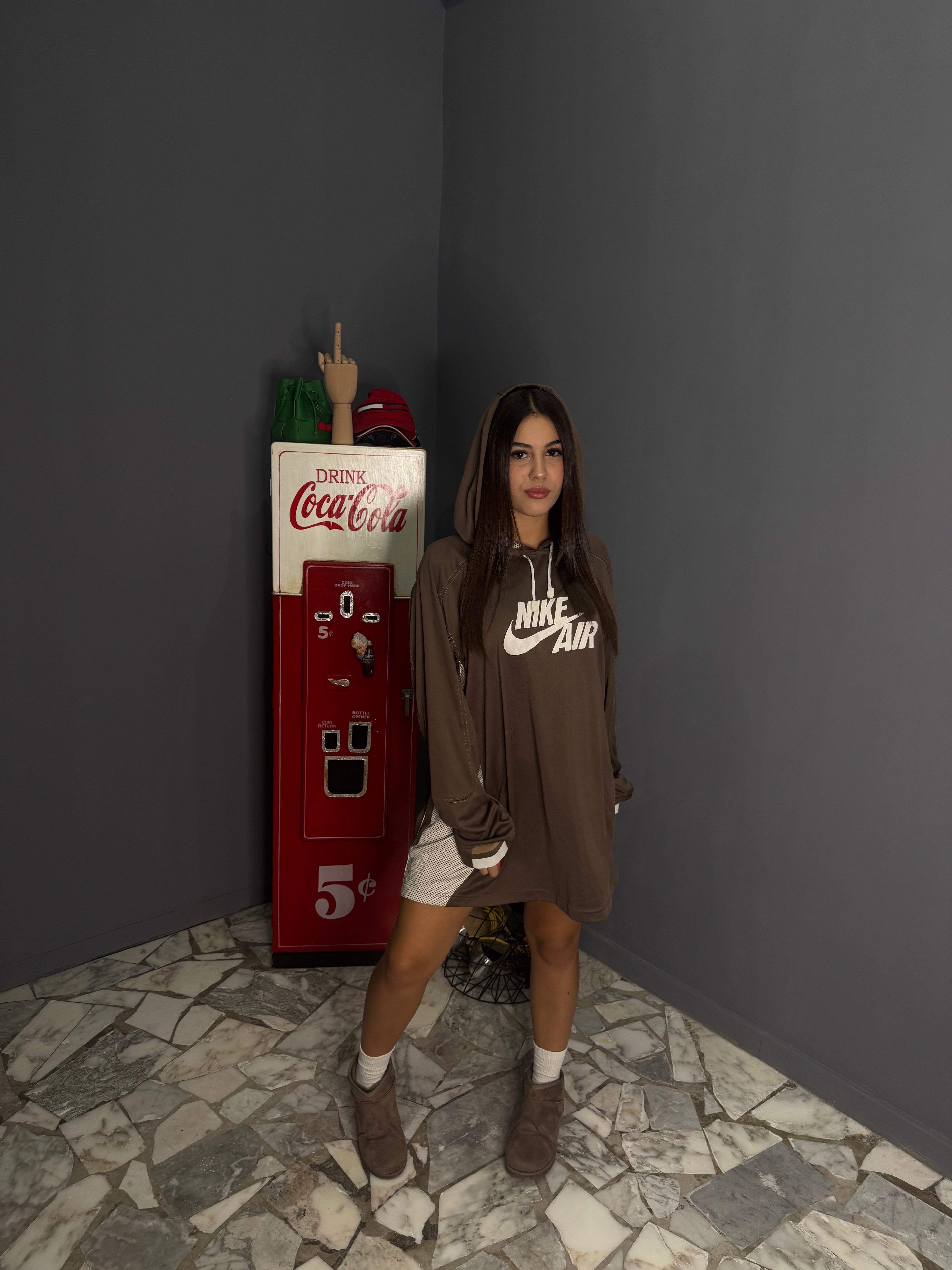 Maxi Felpone in Dress Nike vintage