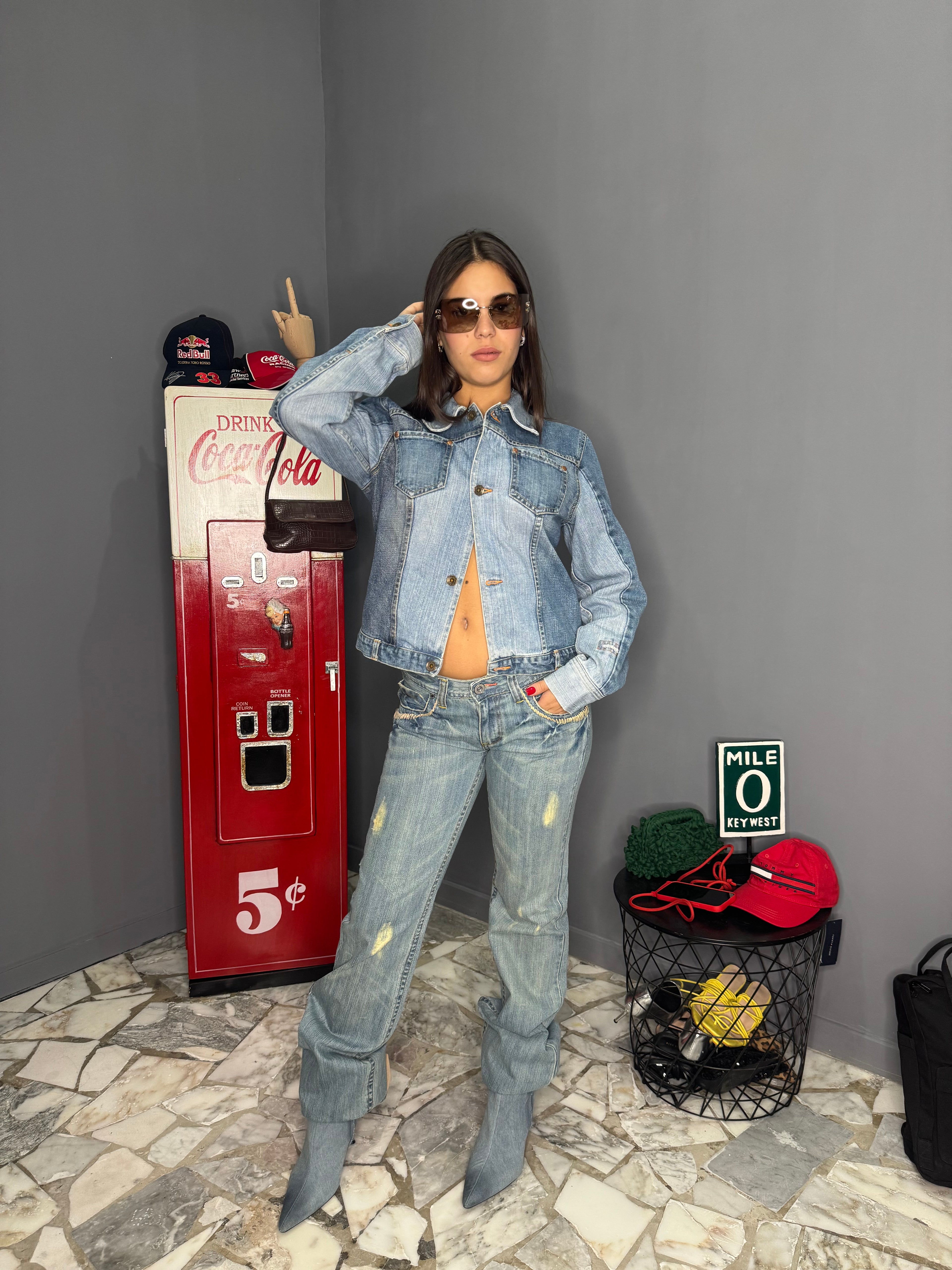 Giacca in jeans, anni 2000 vintage