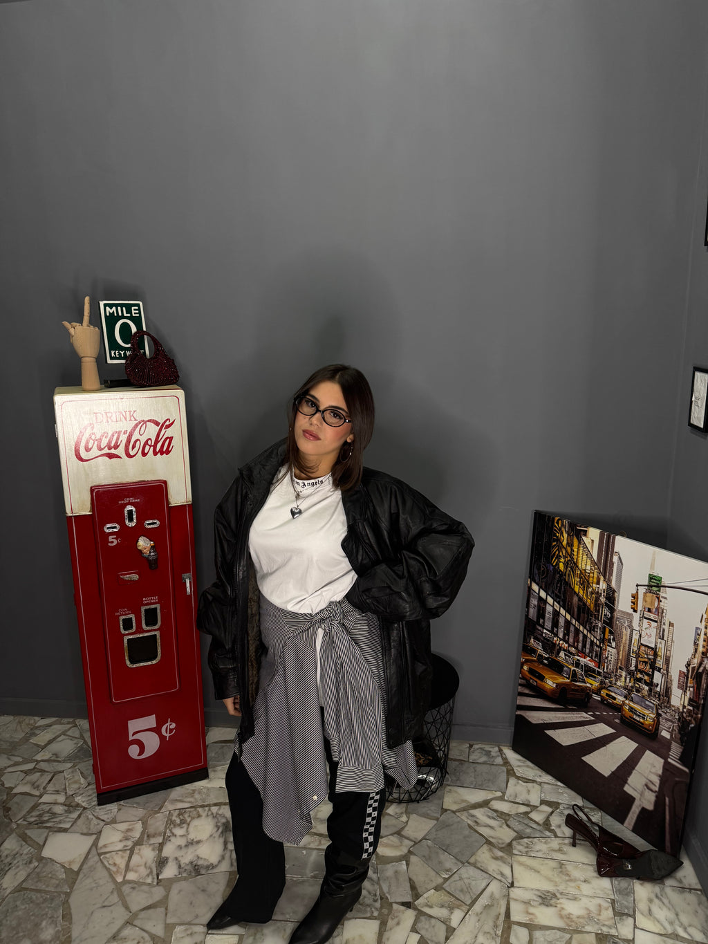 Giacca in vera pelle