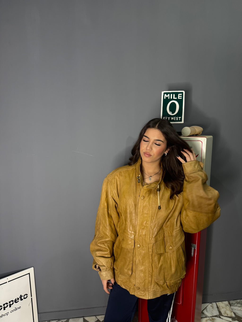 Giacca in vera pelle