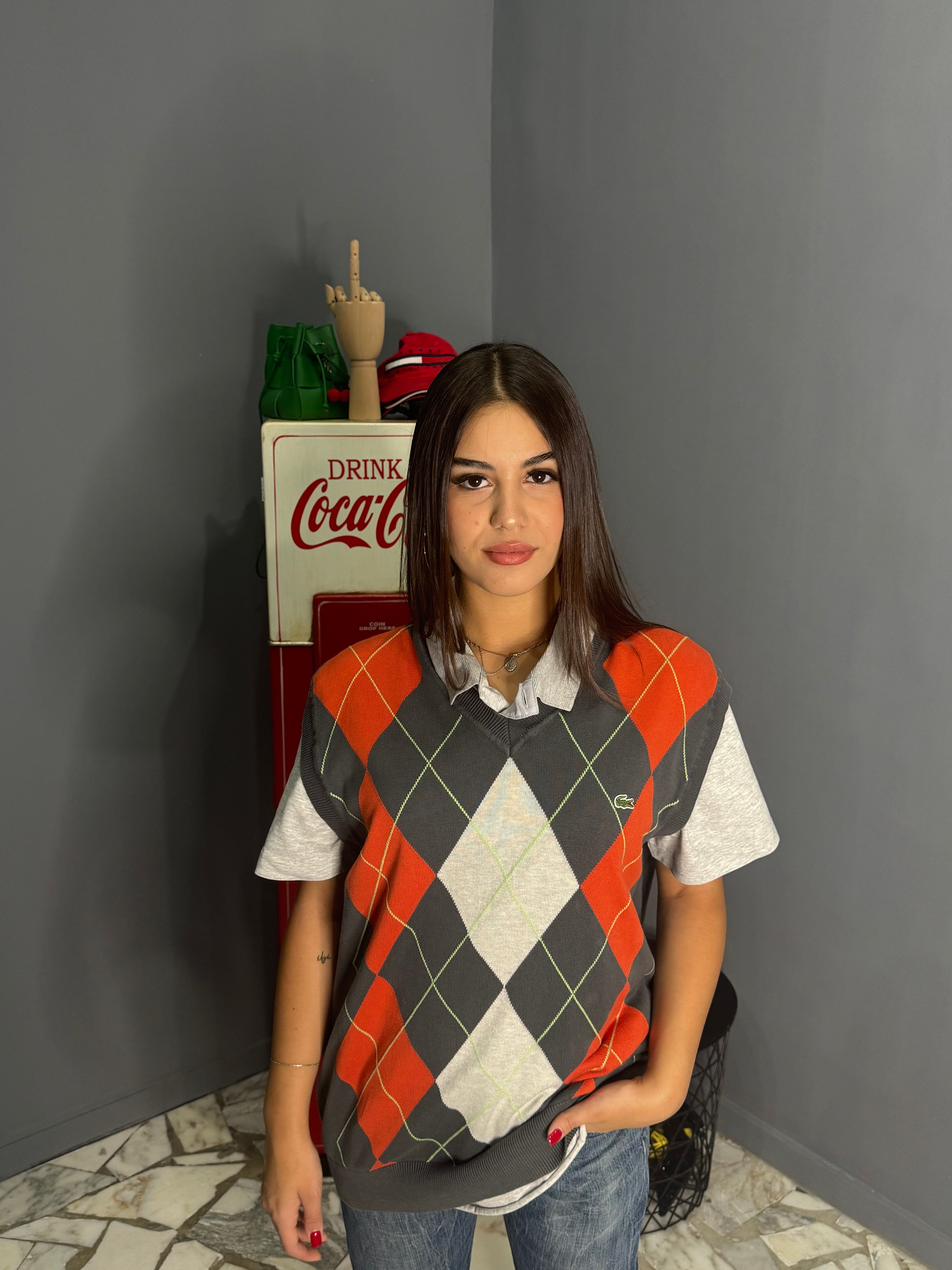 Maglioncino smanicato Lacoste