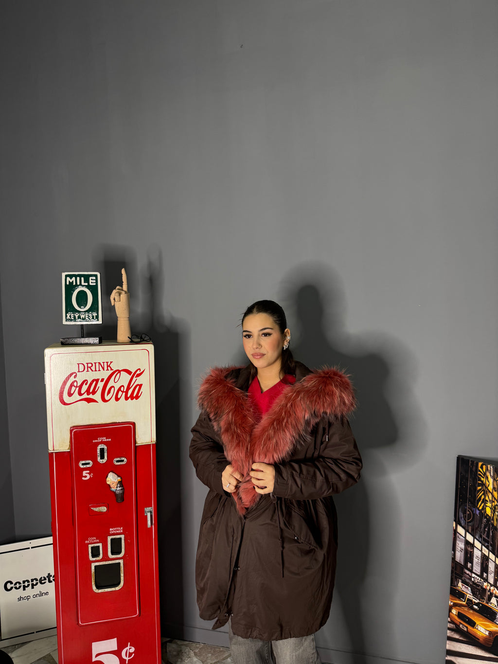 Piumino parka veromoda outlet