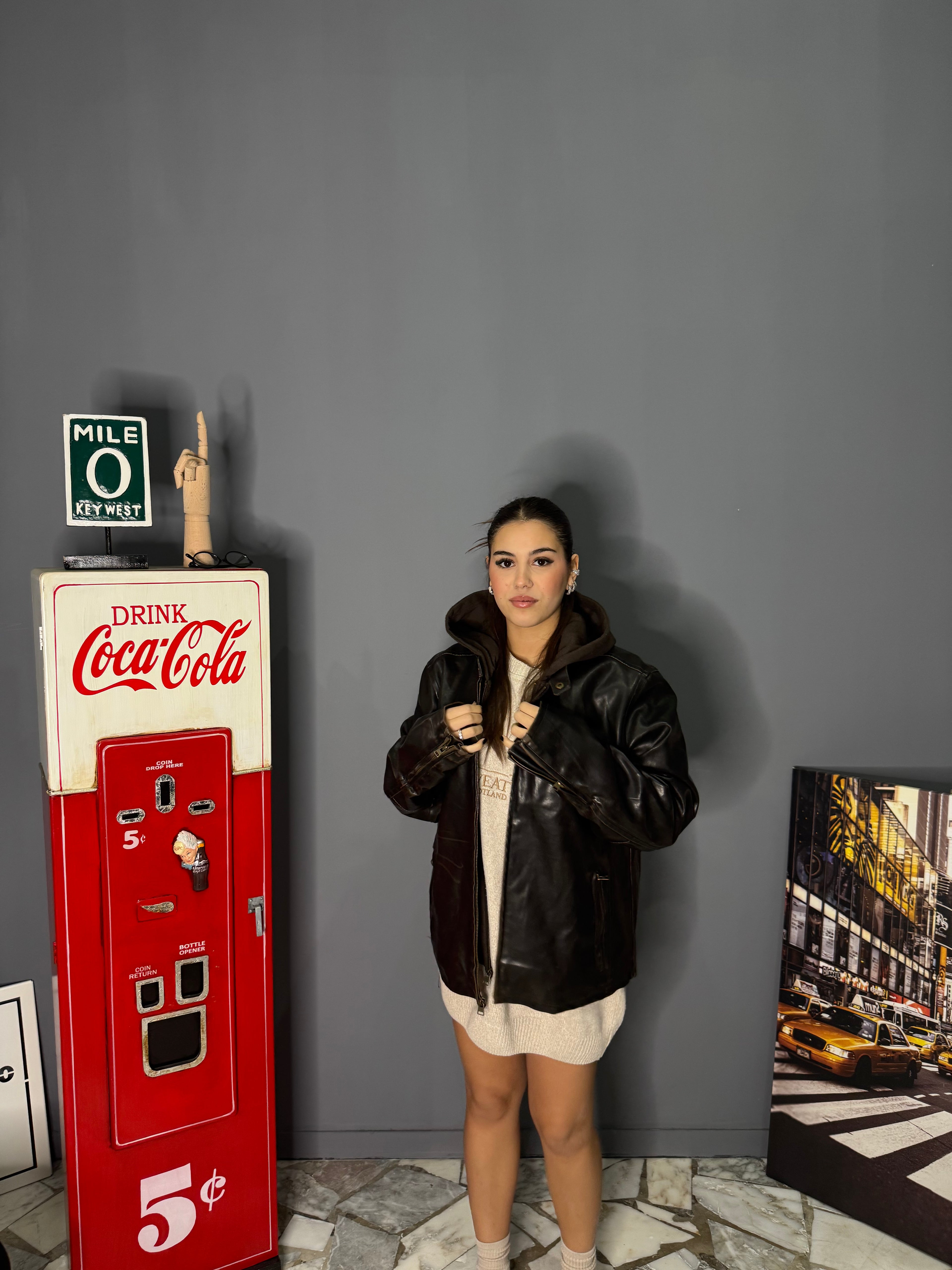 Giacca vera pelle levi’s lucido