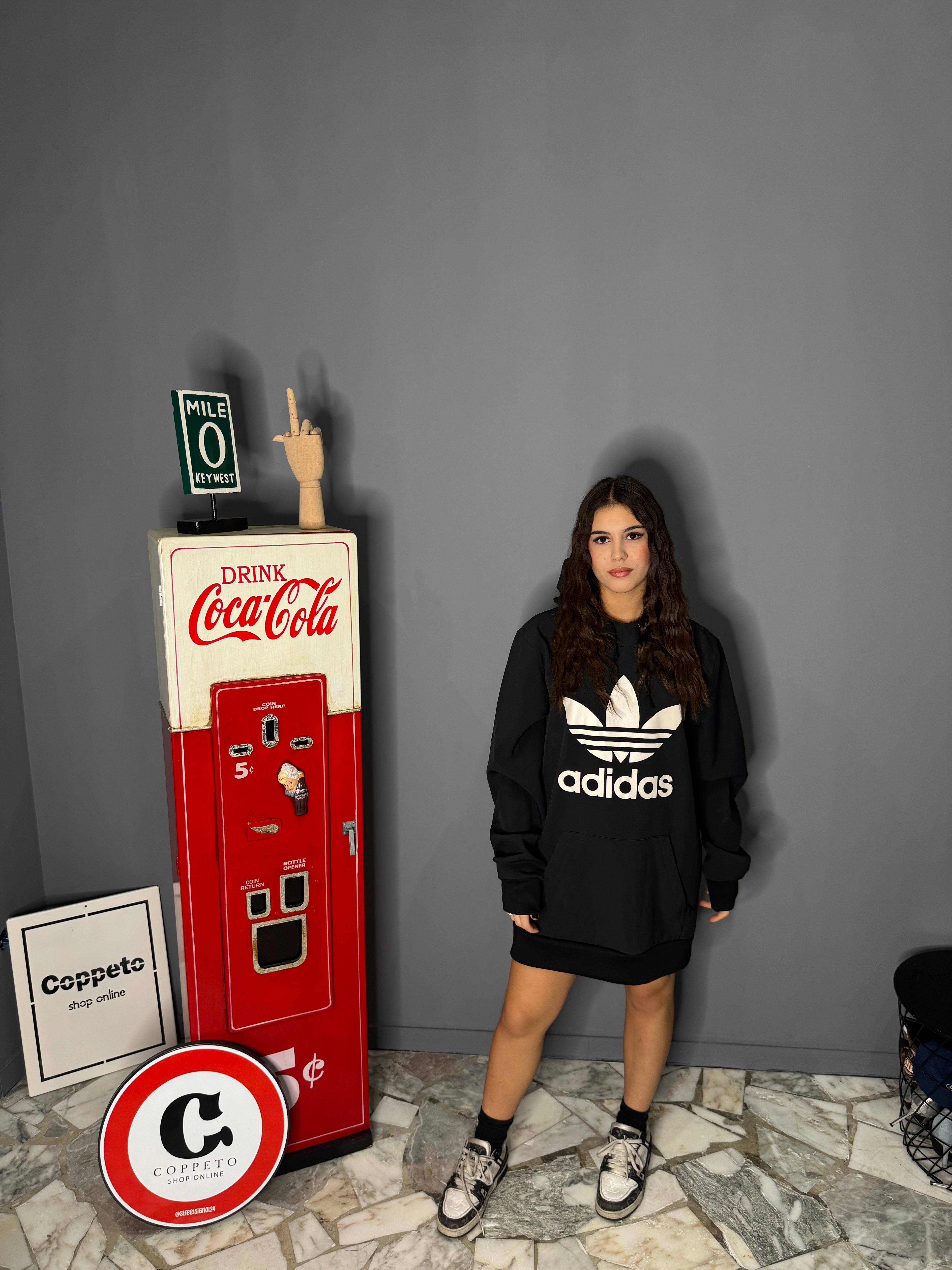 Vestito in felpa Adidas