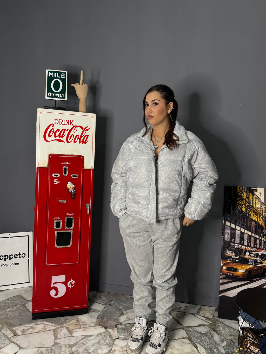 Piumino vero  moda outlet