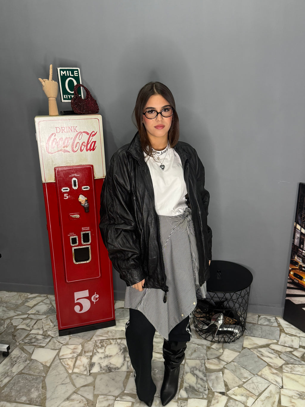 Giacca in vera pelle