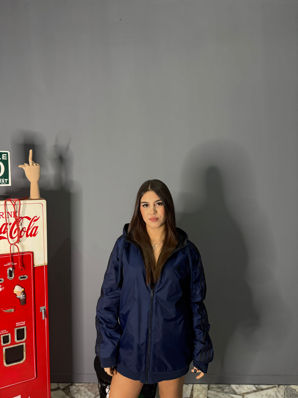 Piumino e felpa 2in1 Adidas