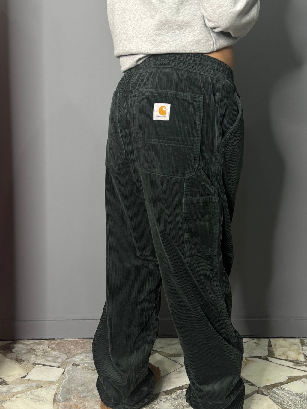 Pantalone carhart verde scuro