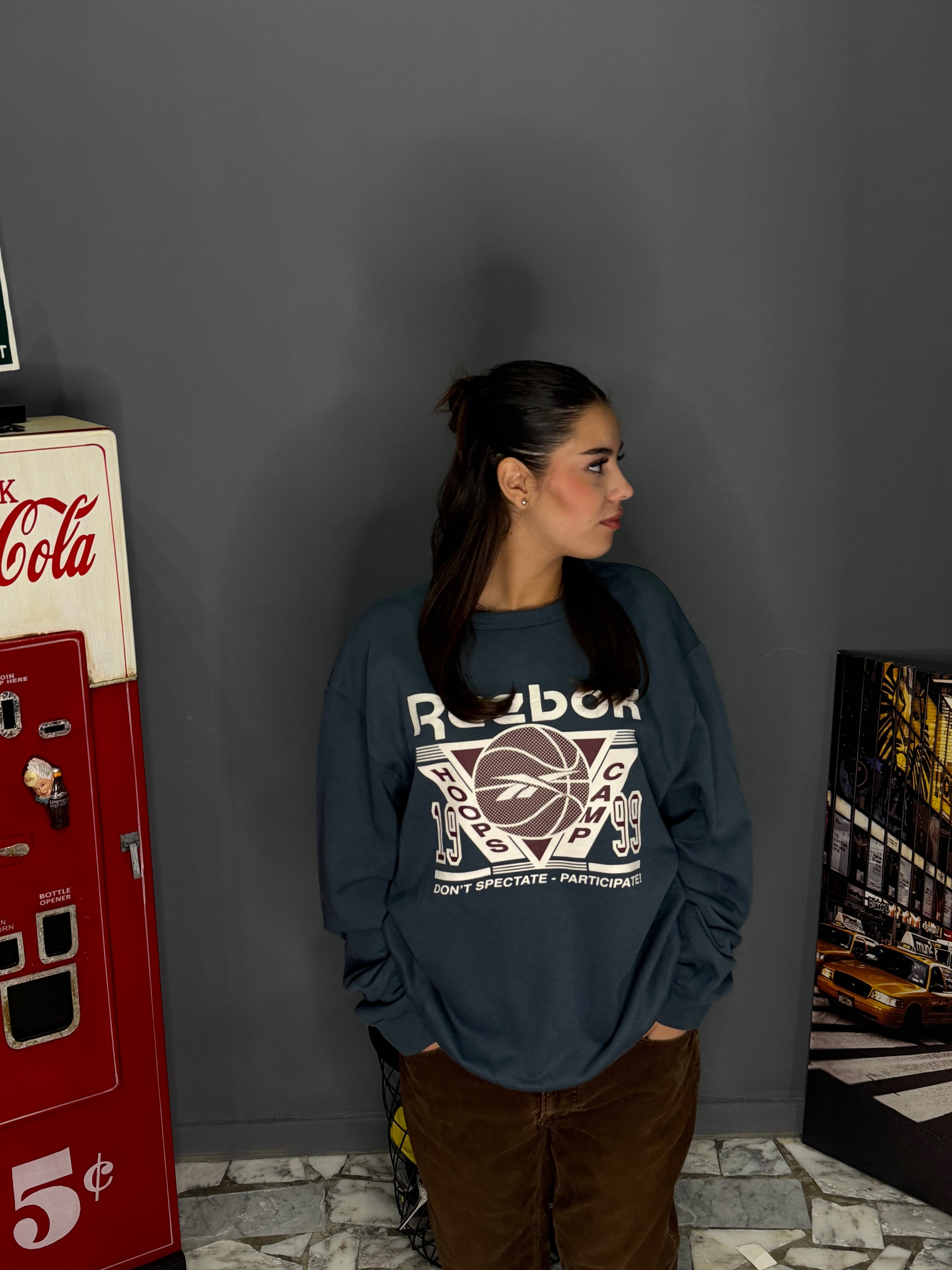 Felpa rebook vintage