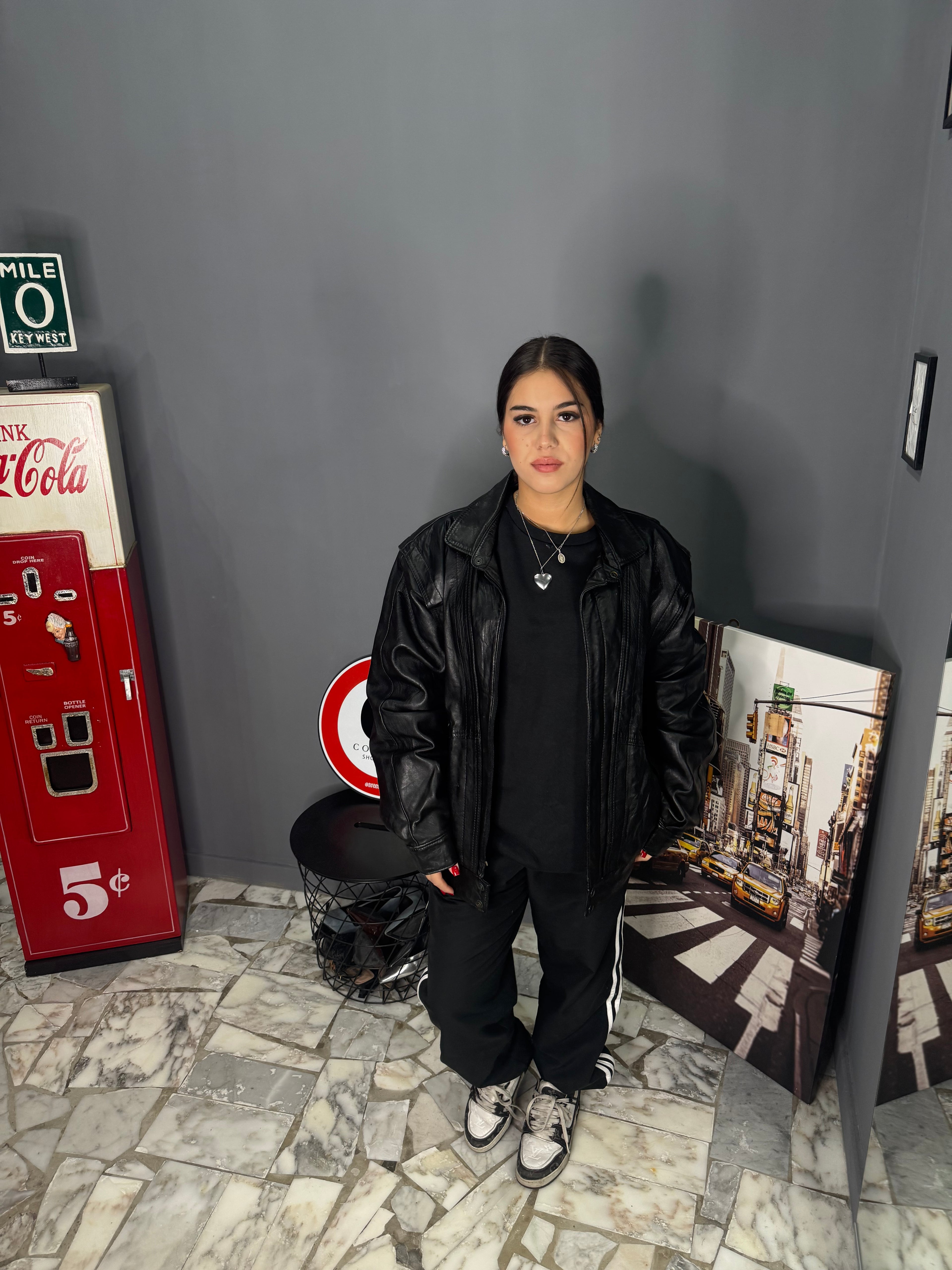 Giacca in vera pelle