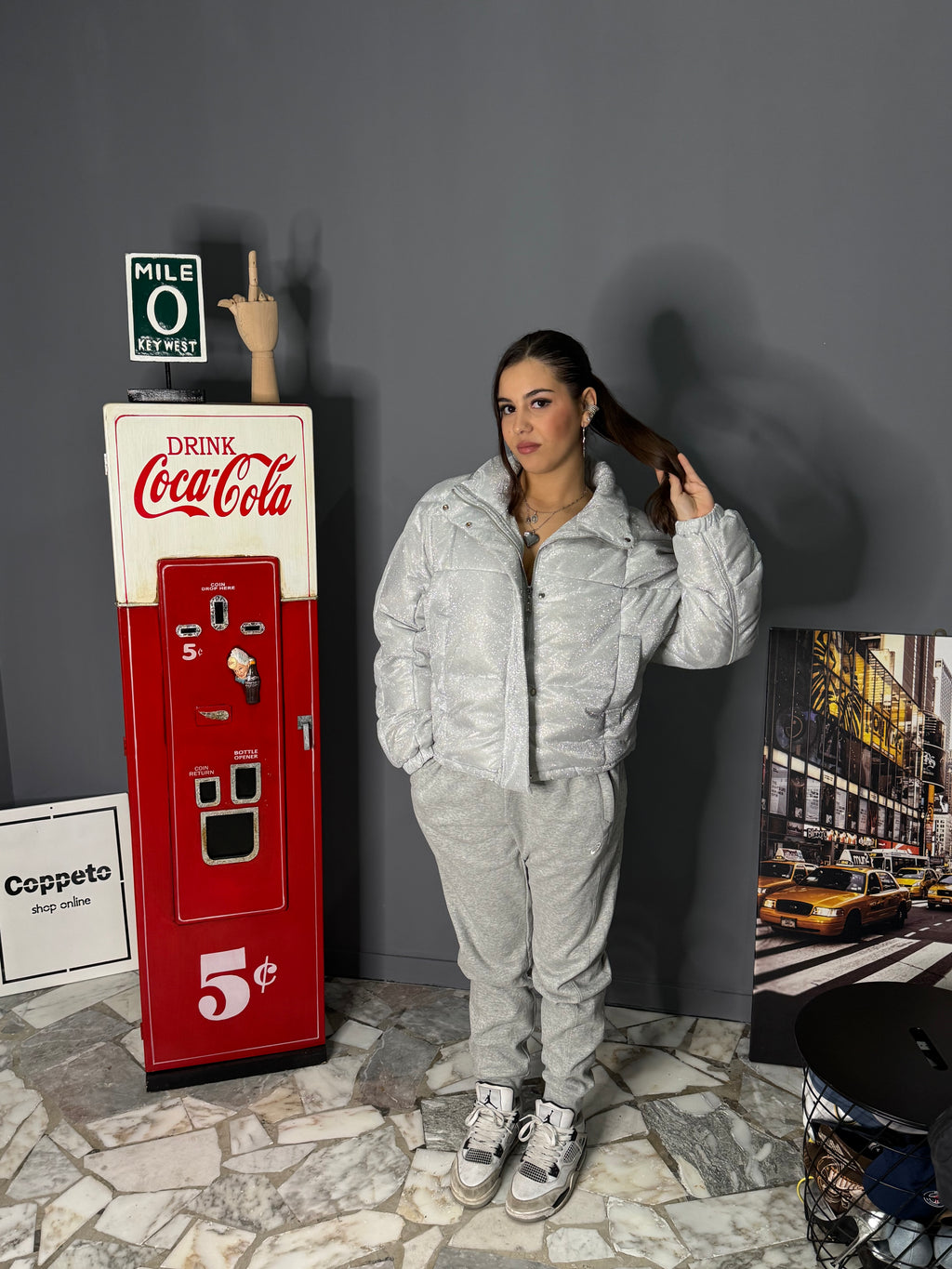 Piumino vero  moda outlet