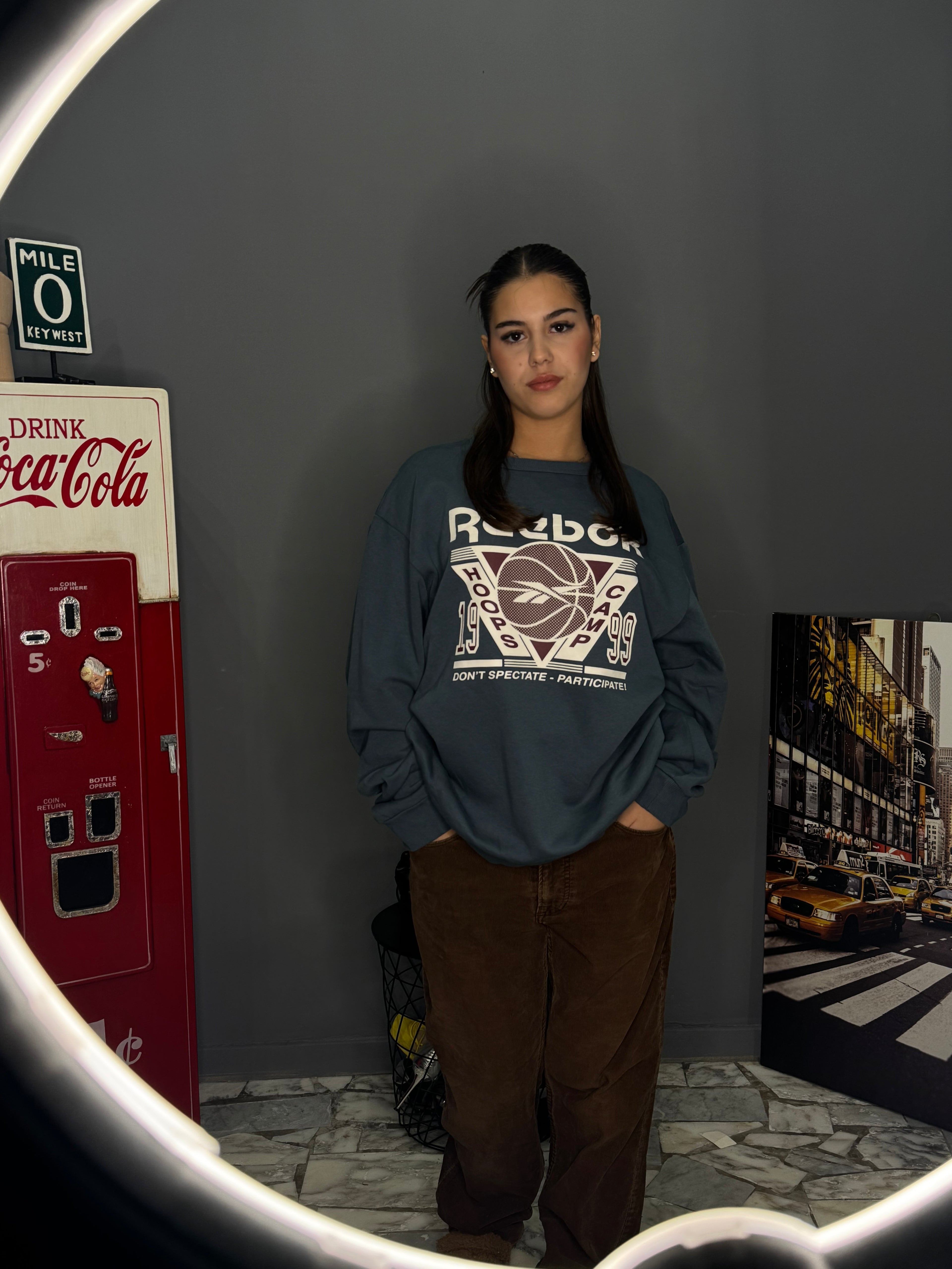 Felpa rebook vintage