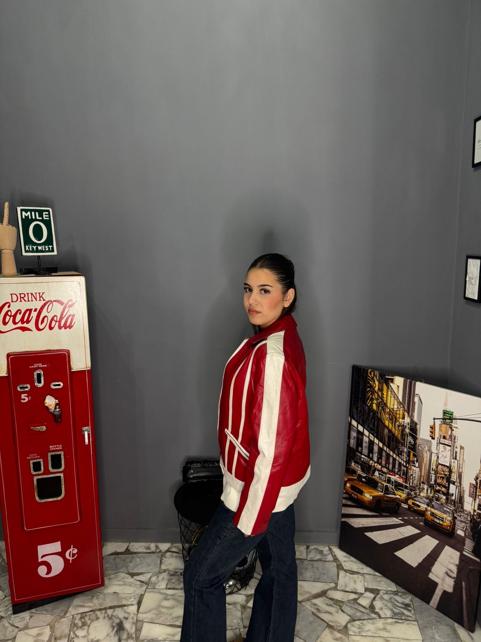 Giacca in vera pelle