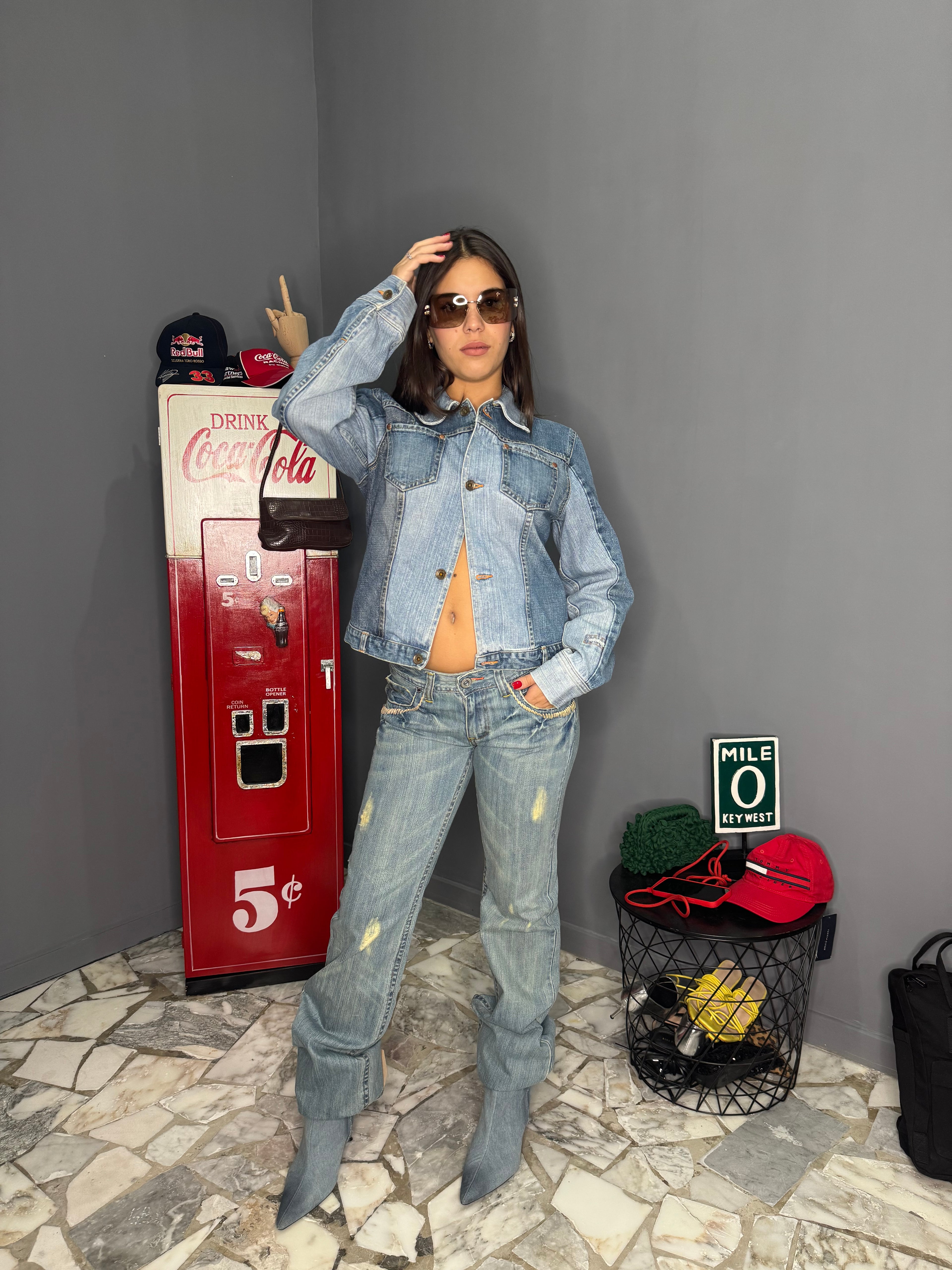 Giacca in jeans, anni 2000 vintage