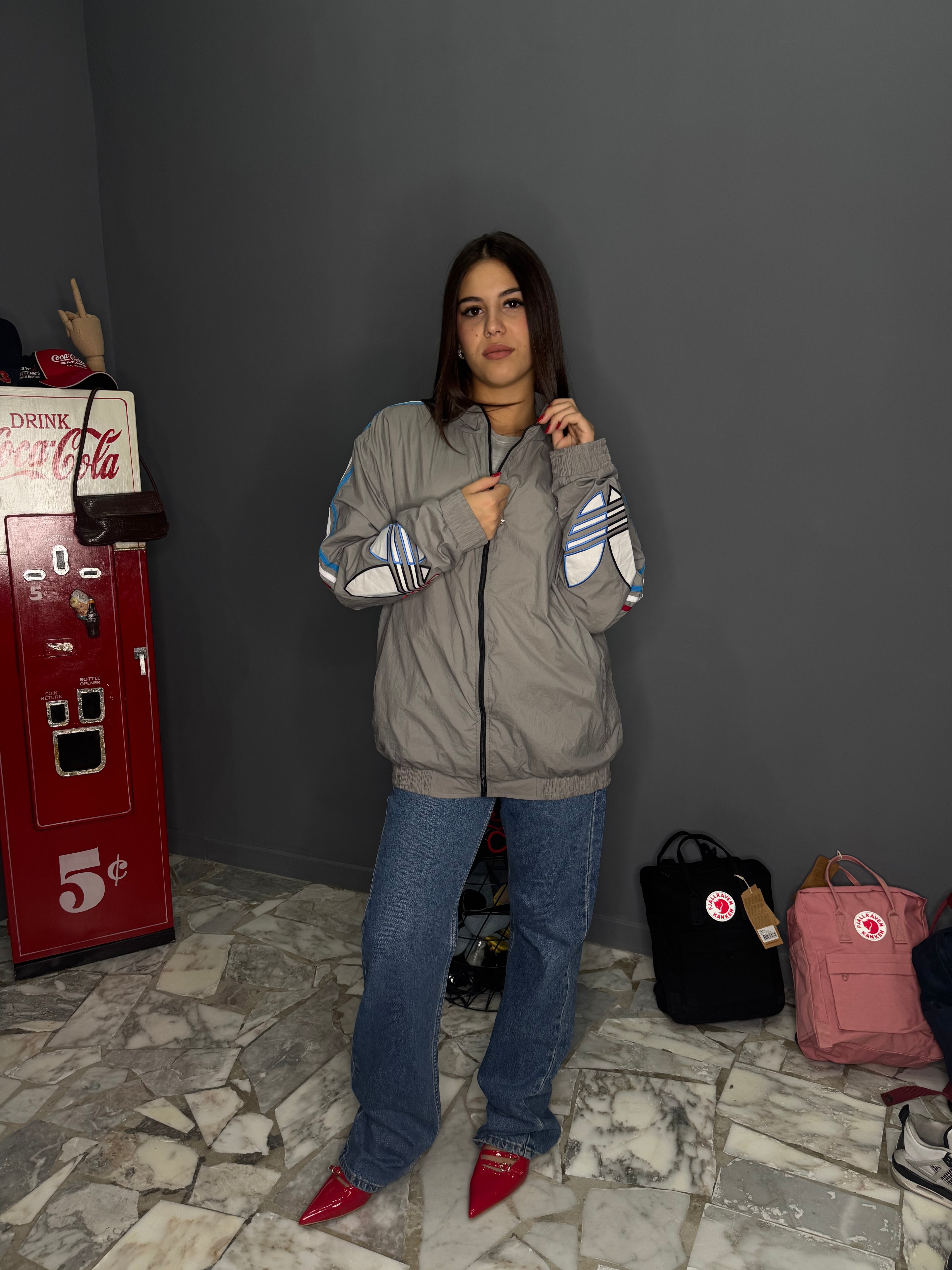 Giacca, anti vento, Adidas