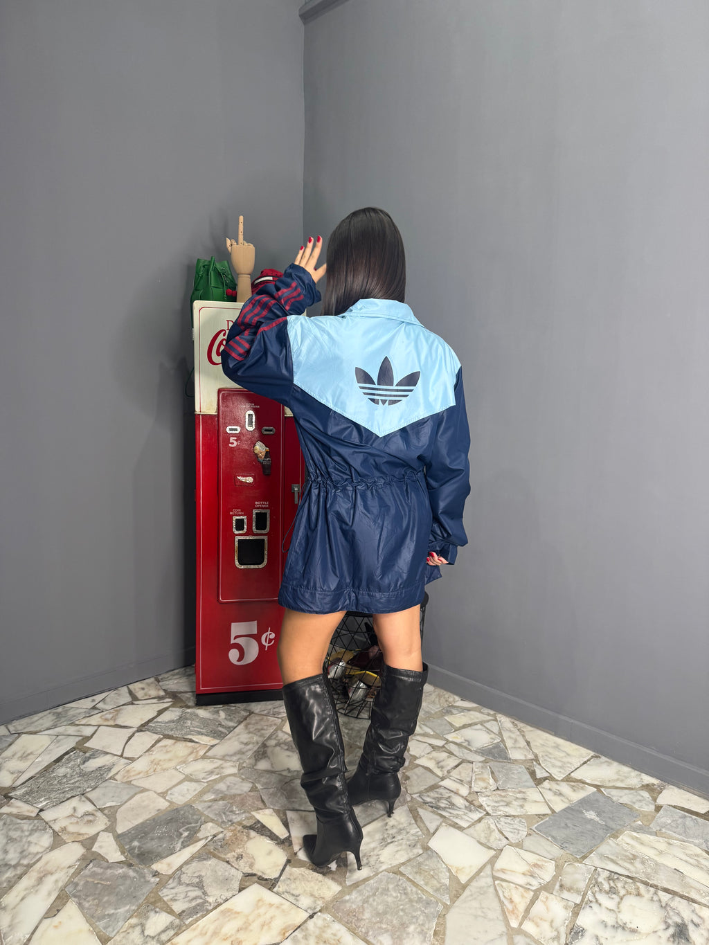 Trench Adidas impermeabile