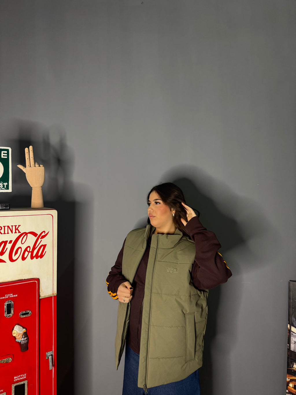 Piumino smanicato outlet jack wolfskin