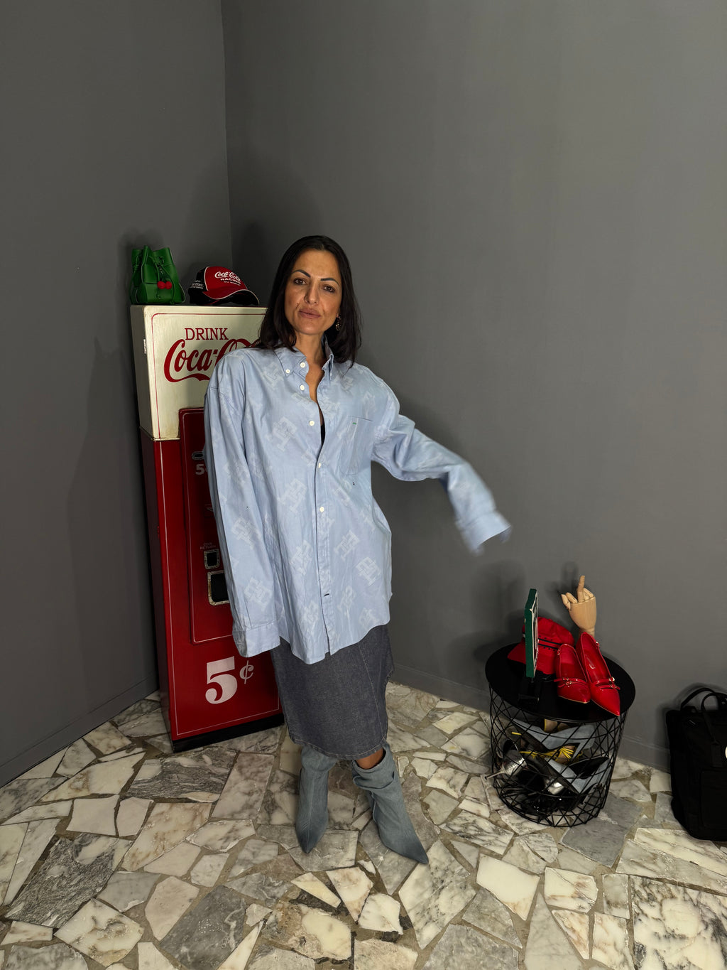 Gonna asimmetrica, Levis vintage