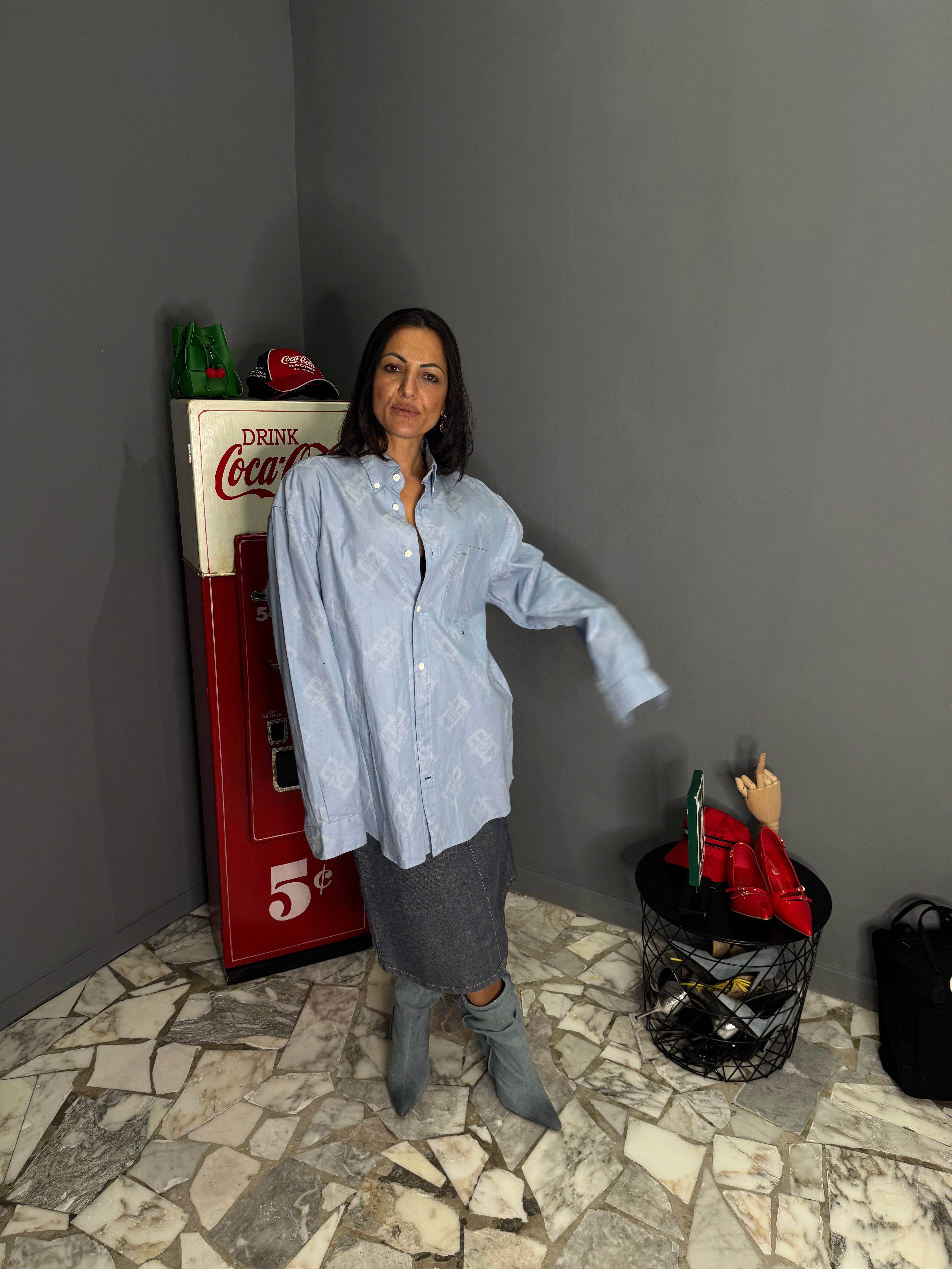 Gonna asimmetrica, Levis vintage