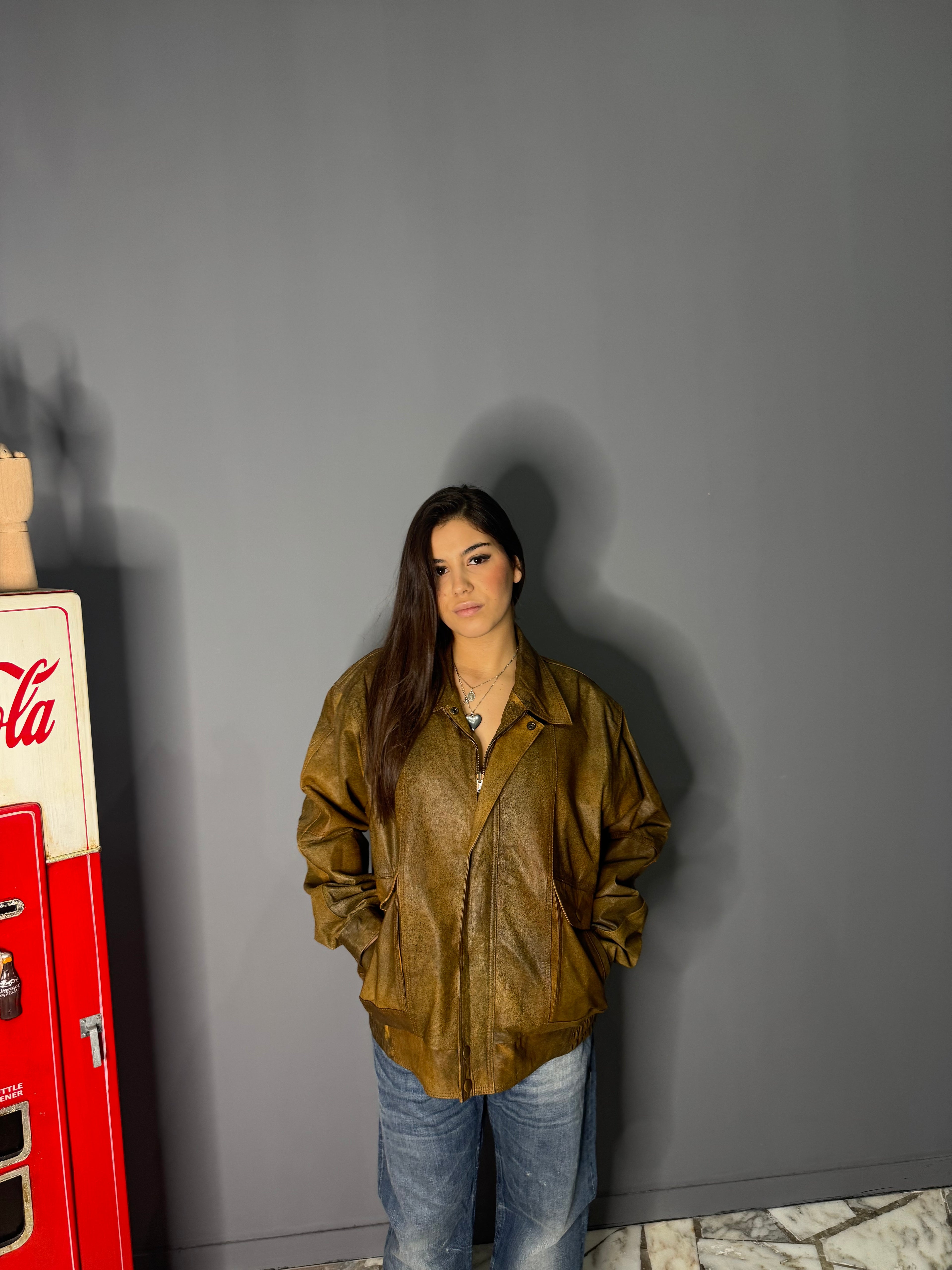 Giacca in vera pelle uomo