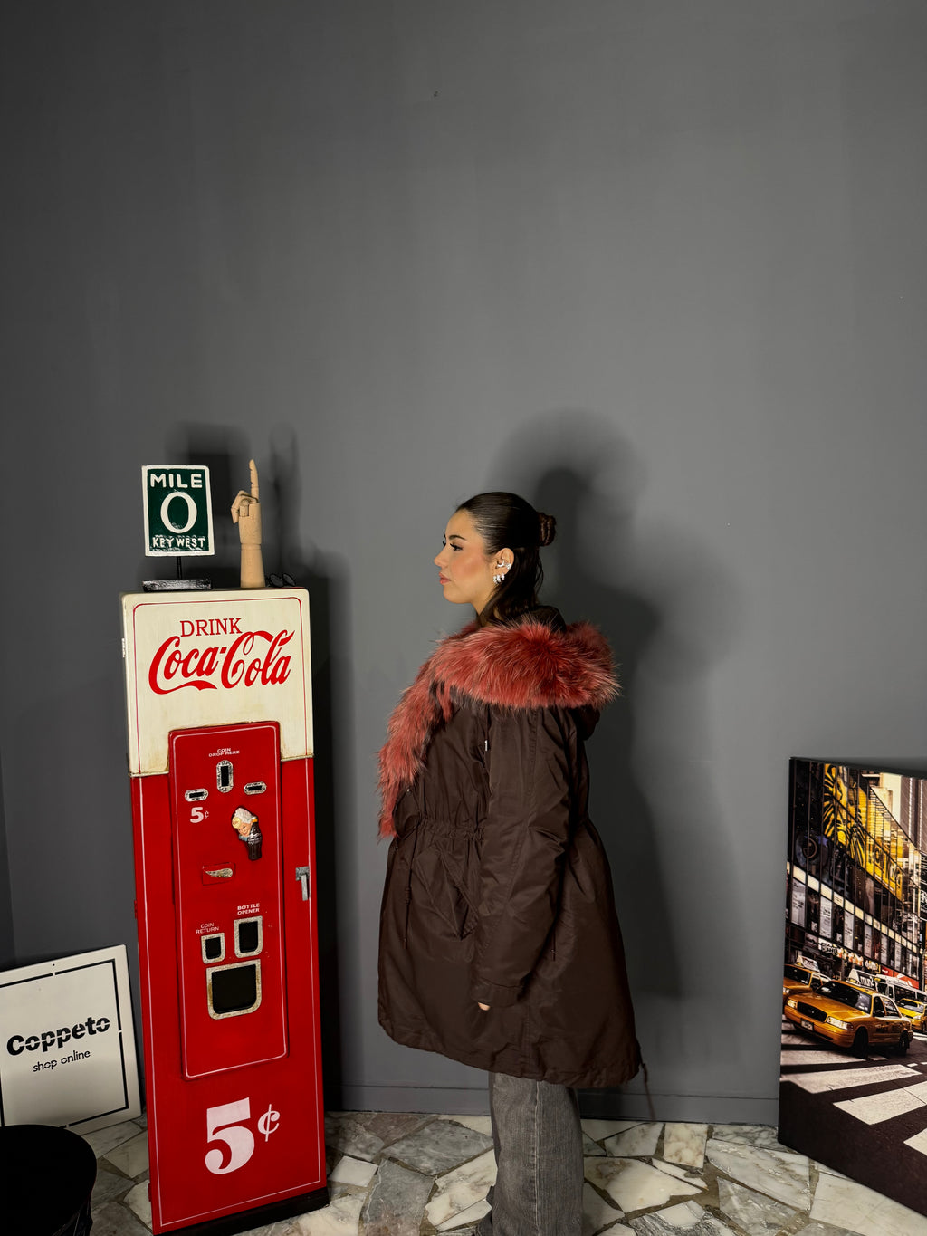 Piumino parka veromoda outlet