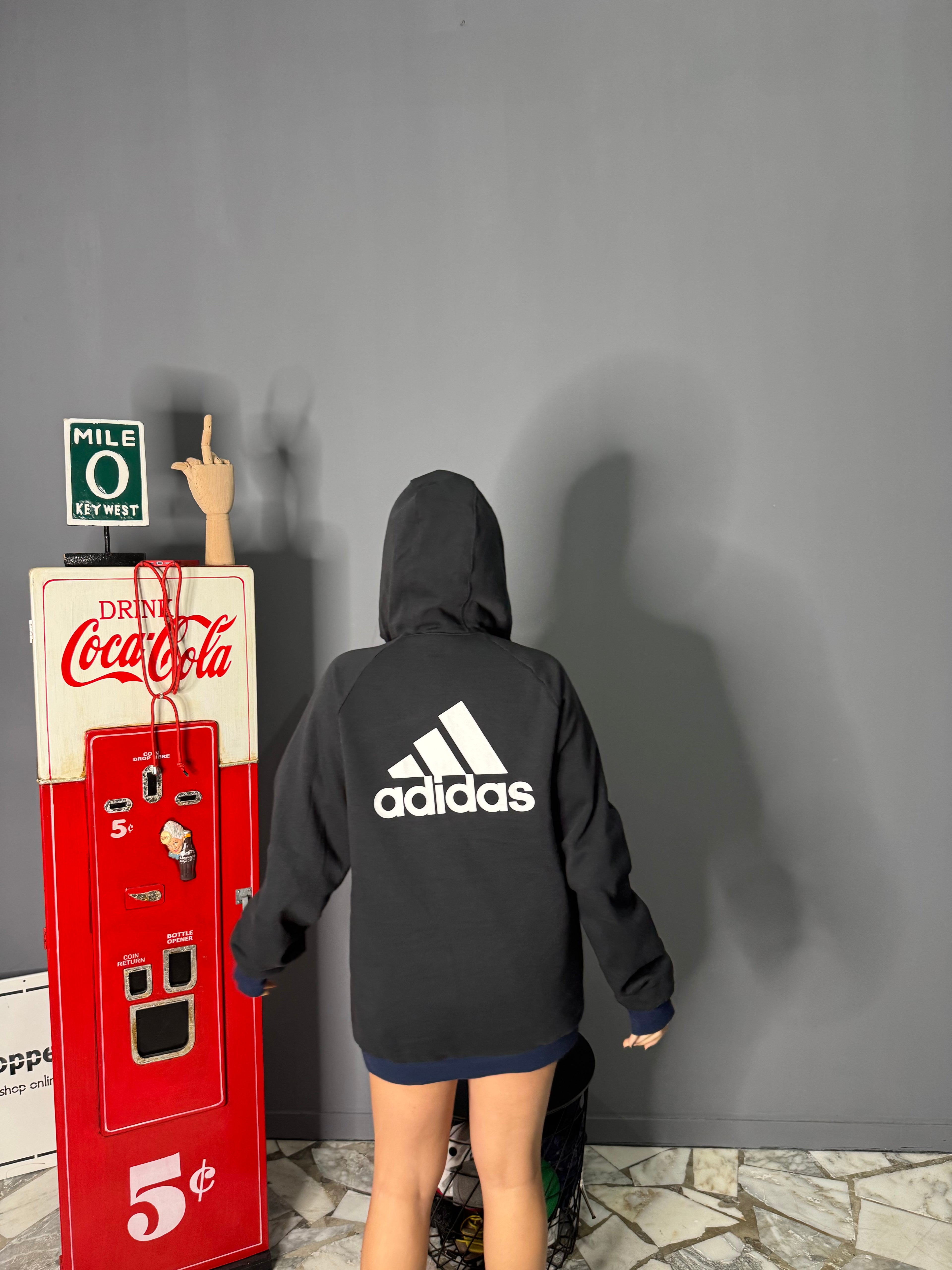 Piumino e felpa 2in1 Adidas