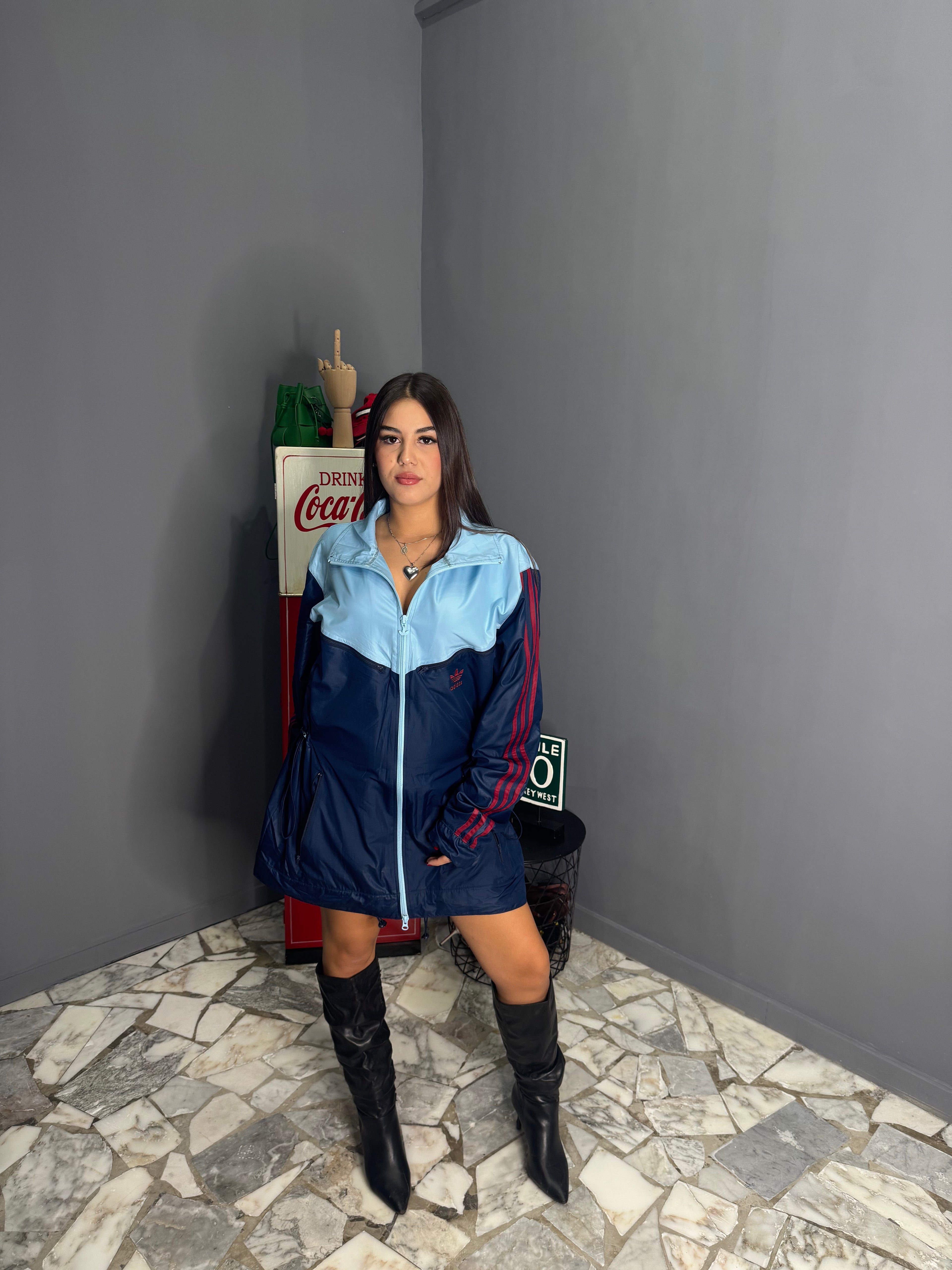 Trench Adidas impermeabile