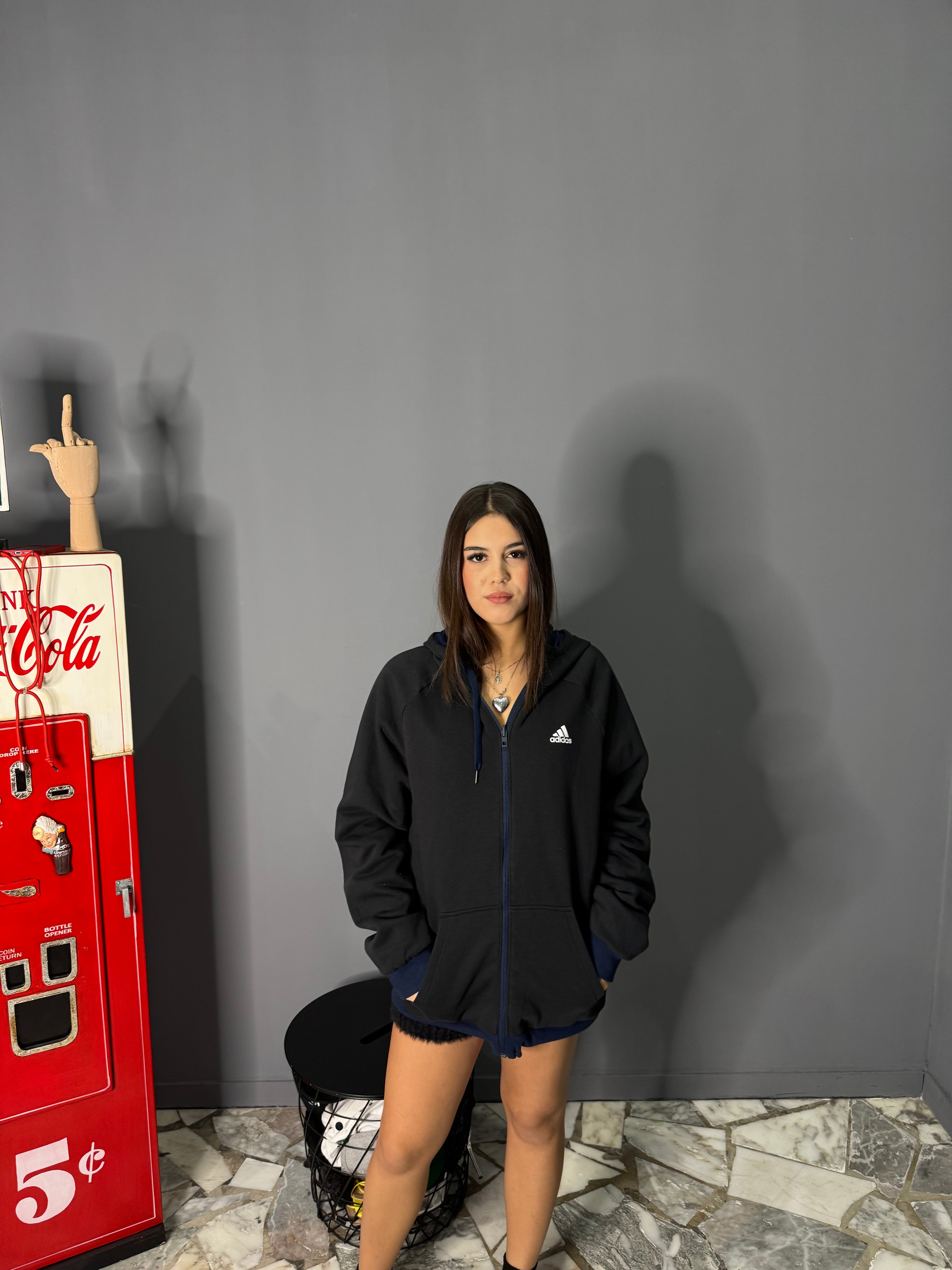 Piumino e felpa 2in1 Adidas