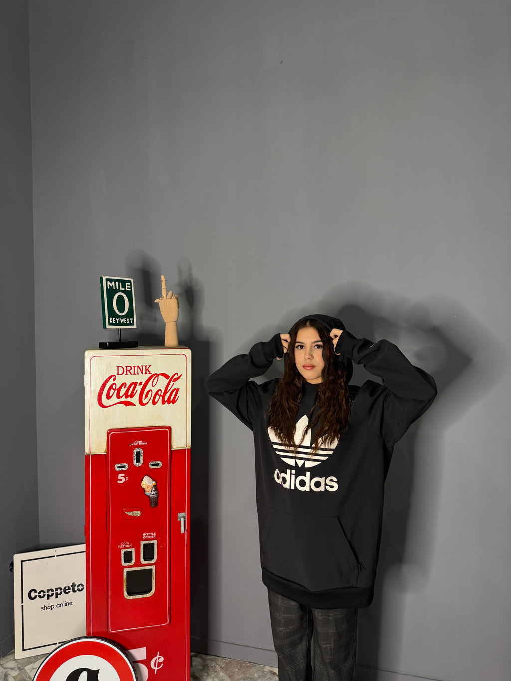 Vestito in felpa Adidas