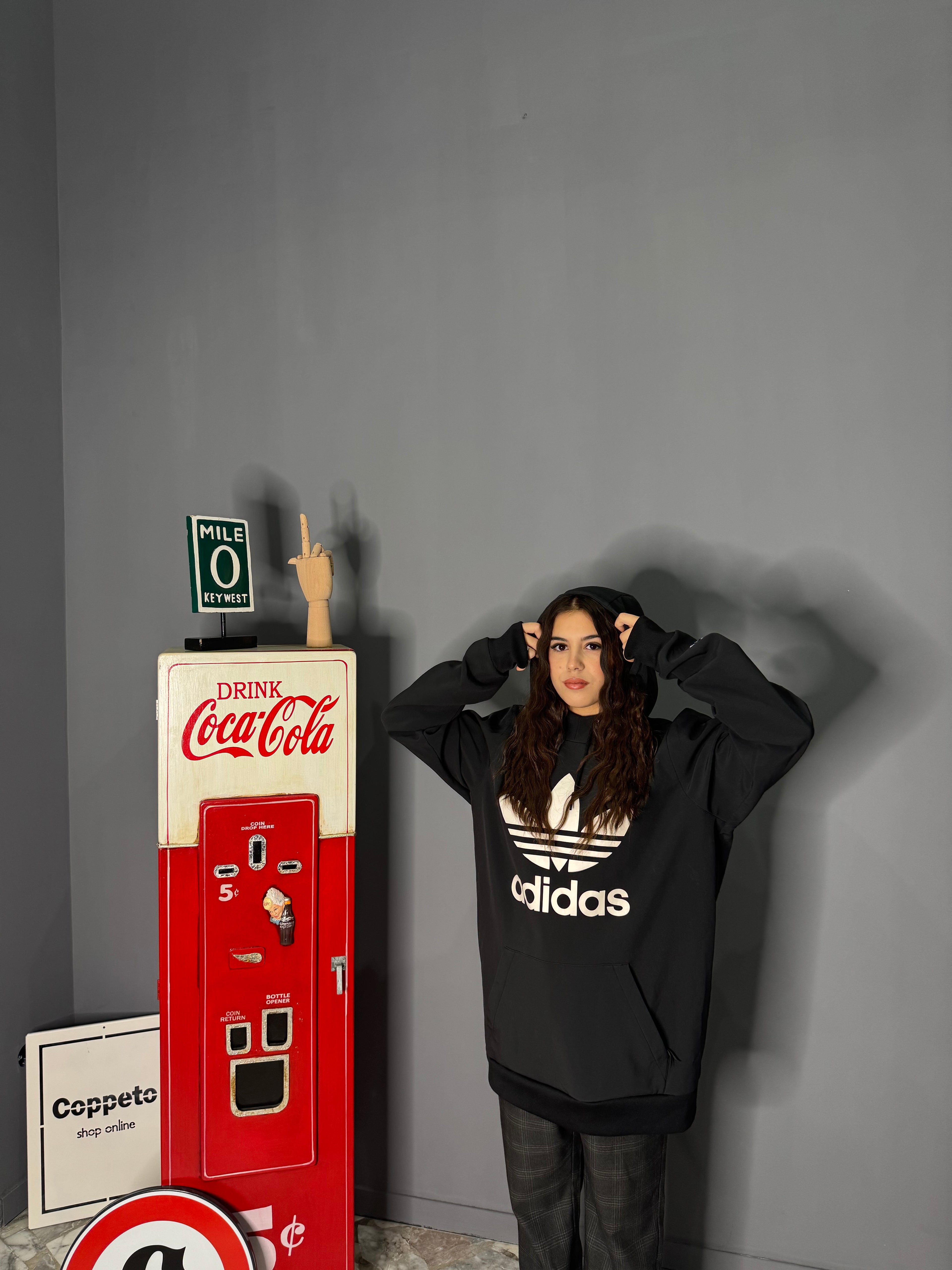 Vestito in felpa Adidas