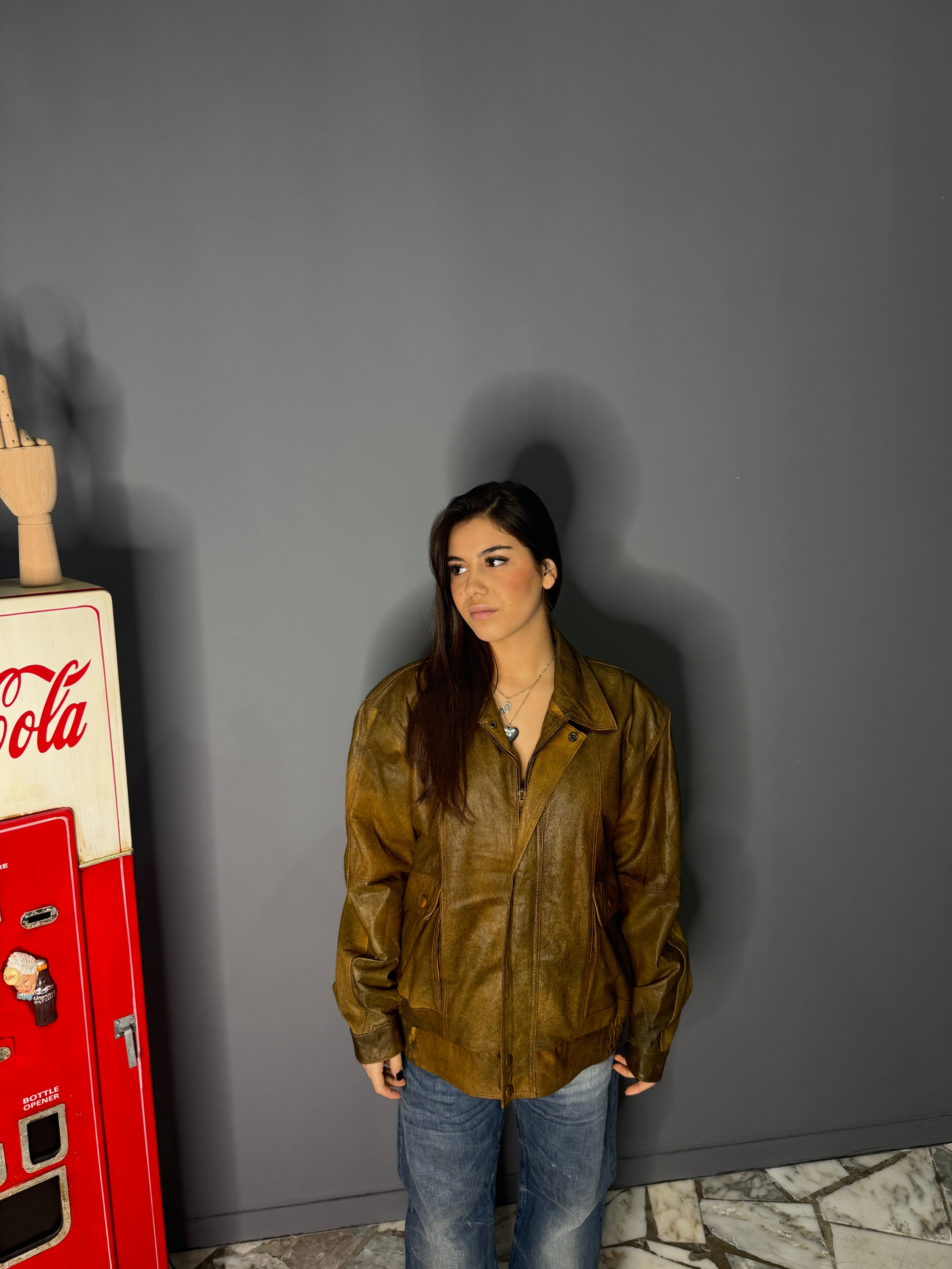 Giacca in vera pelle uomo