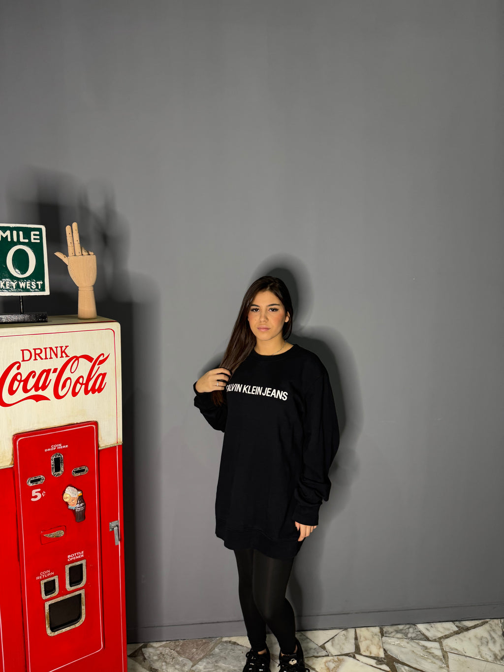 Felpone calvin klein uomo