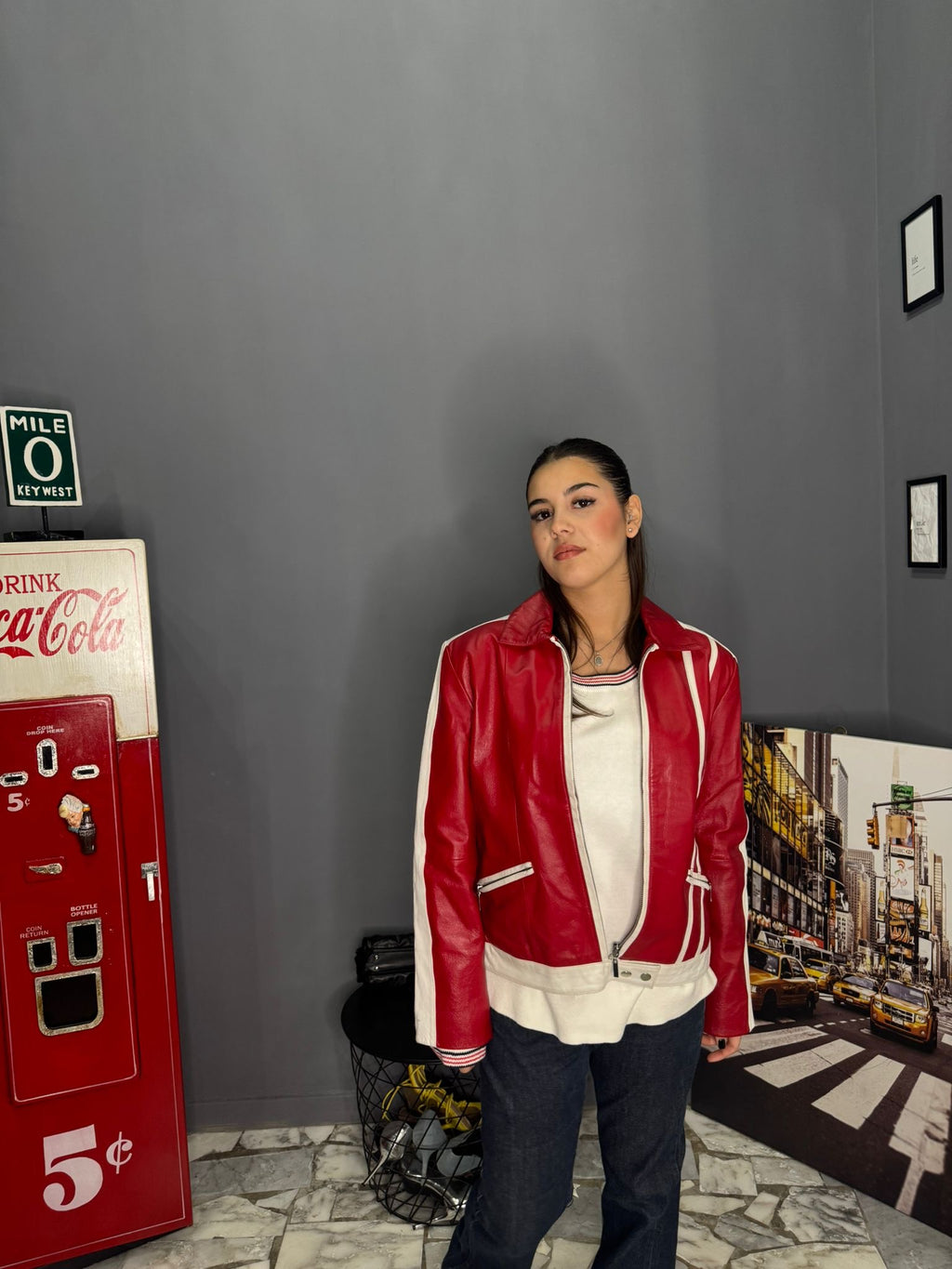 Giacca in vera pelle