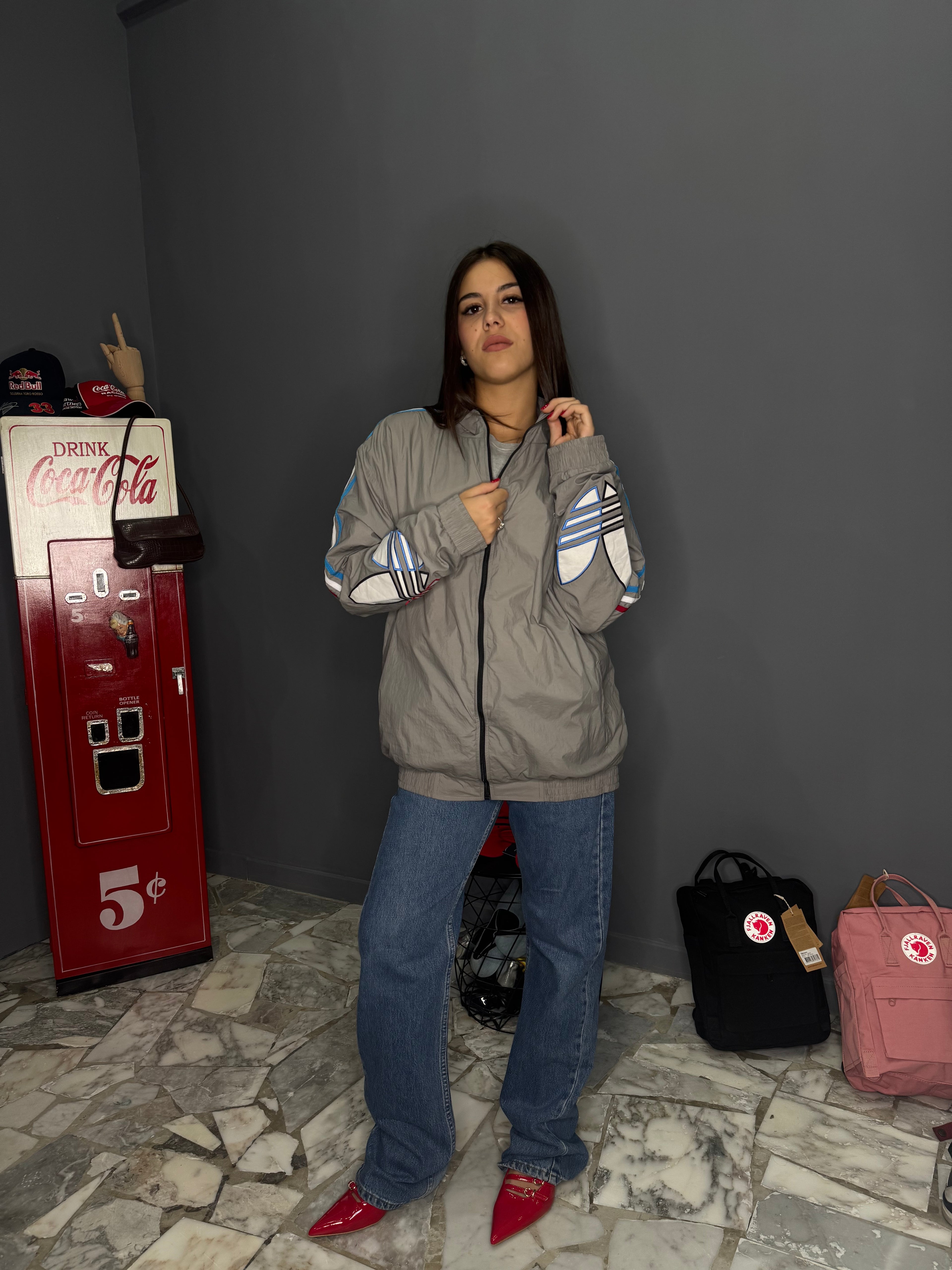 Giacca, anti vento, Adidas